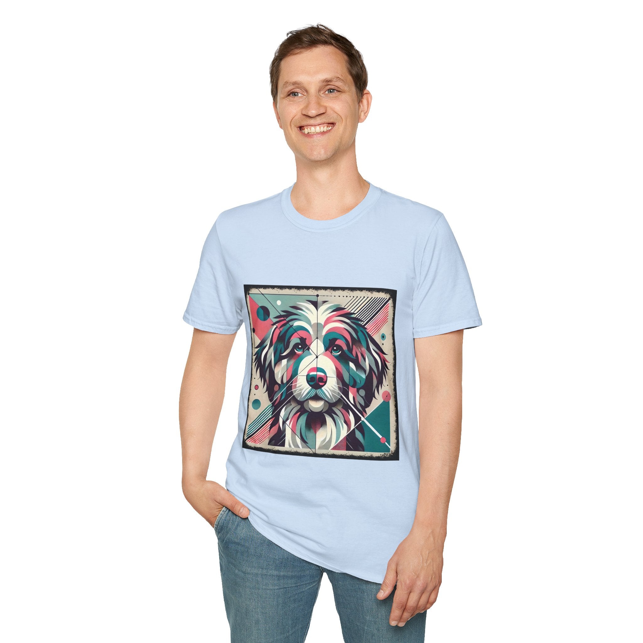 Goldendoodle Bold Geometric | Unisex Dog T-Shirt