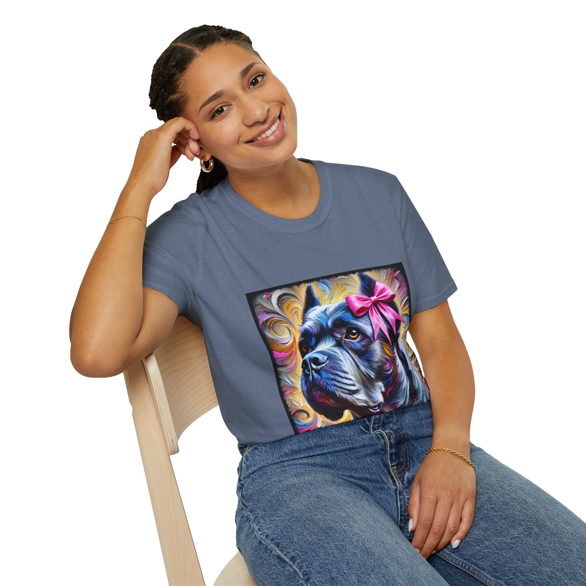 Cane Corso Golden Swirl | Unisex Dog T-Shirt