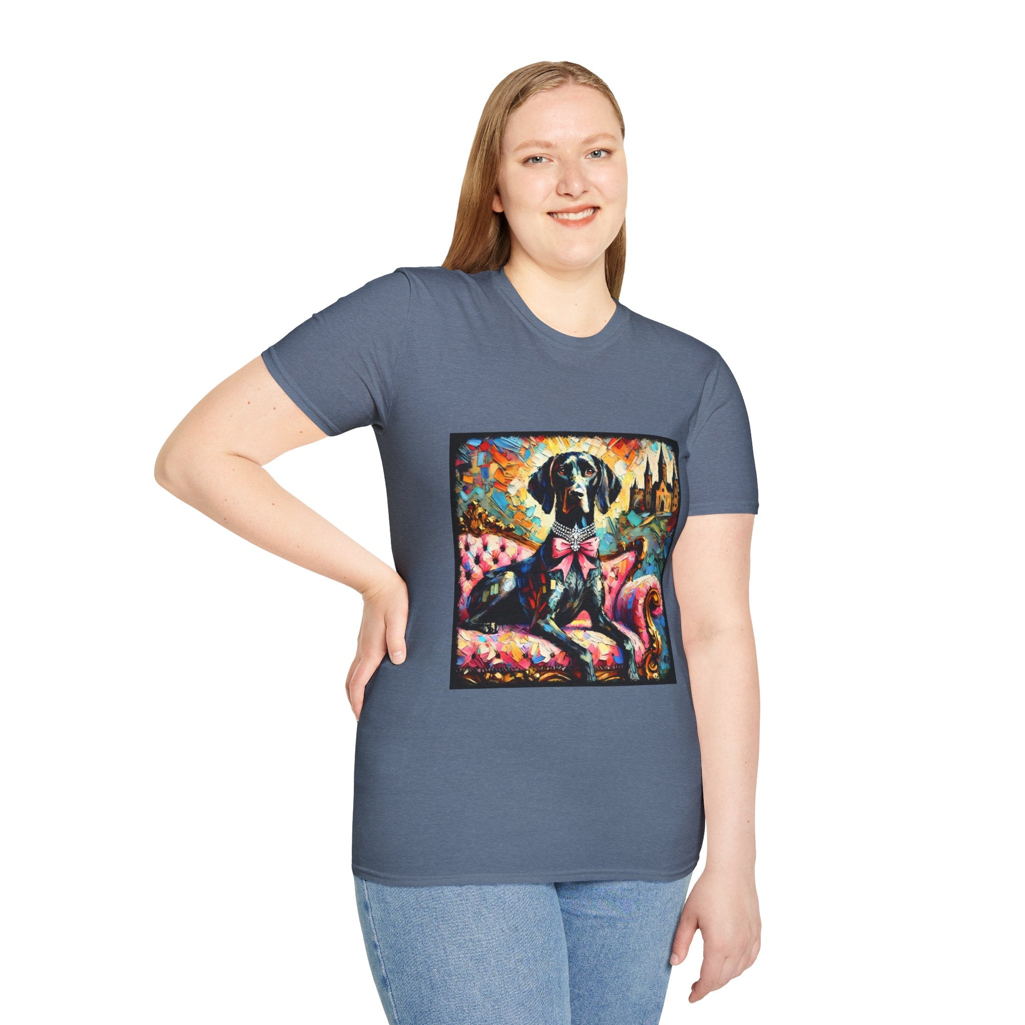 German Shorthaired Pointer Diamond Princess Classic II | Unisex Dog T-Shirt