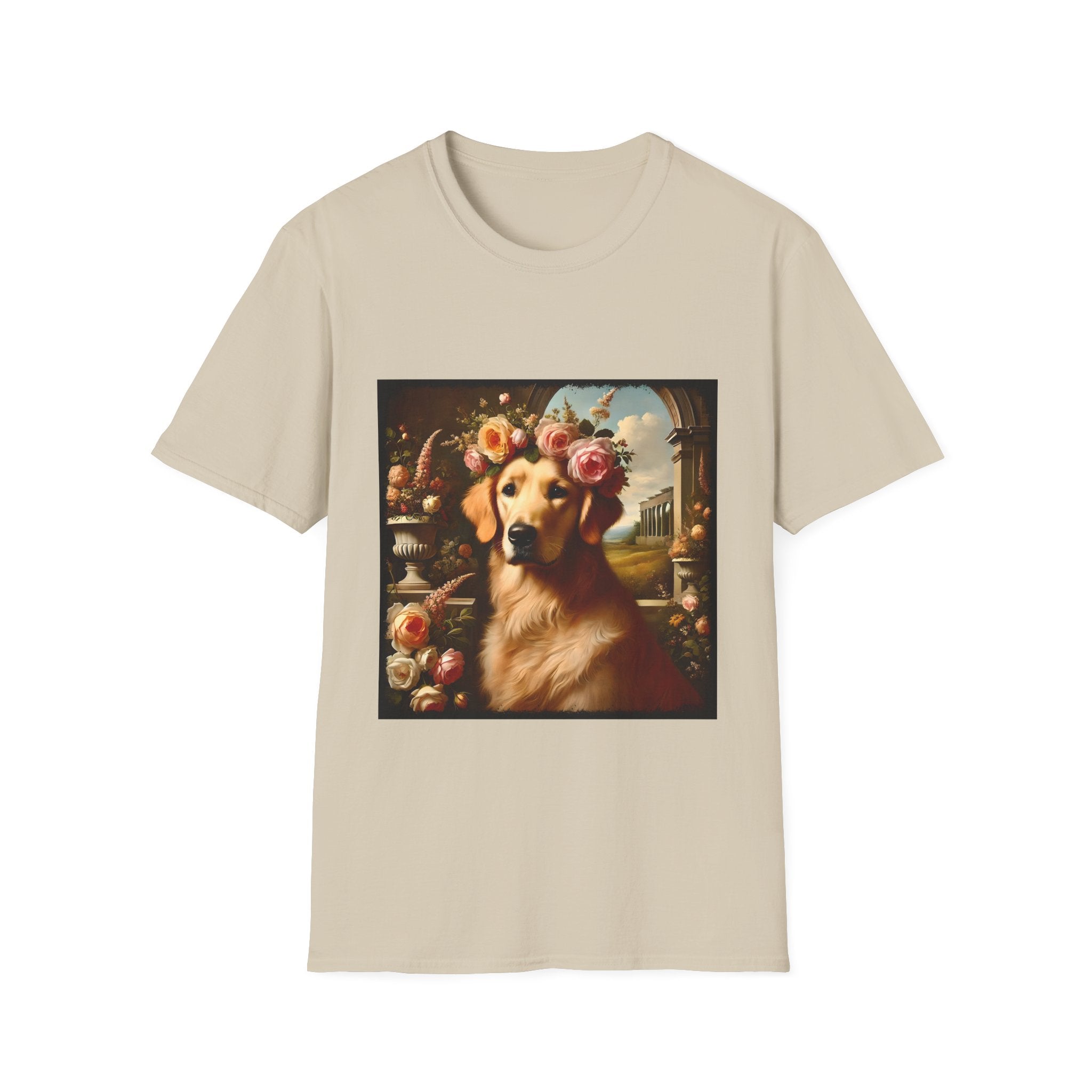 Golden Retriever Shirt | Garden Bliss Dog Lover Tee