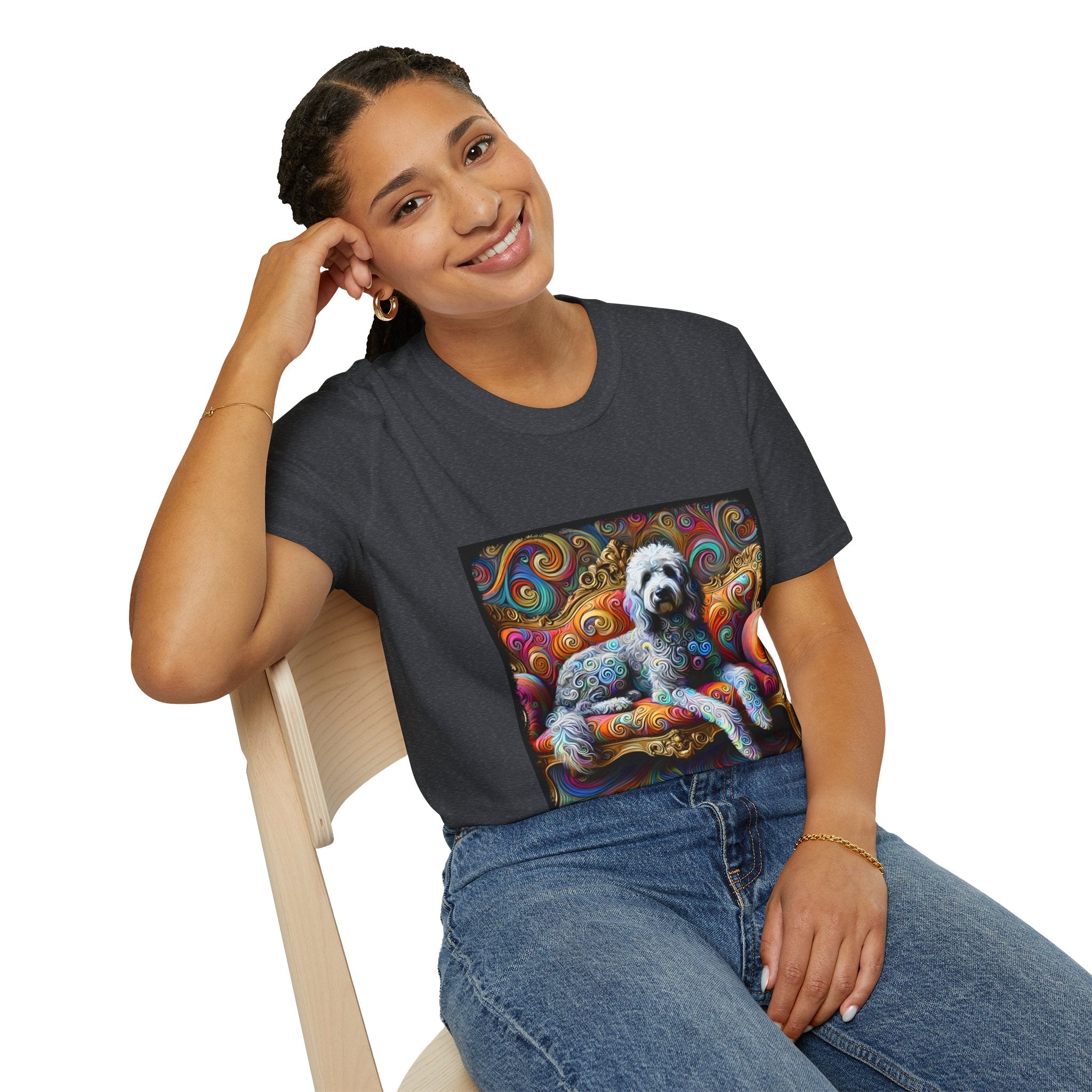 Labradoodle Vivid Swirl | Unisex Dog T-Shirt