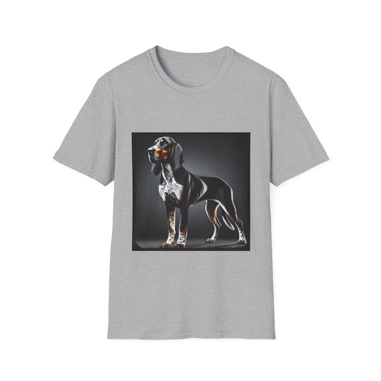 Coonhound Best in Show design dog lover unisex t-shirt in sport grey
