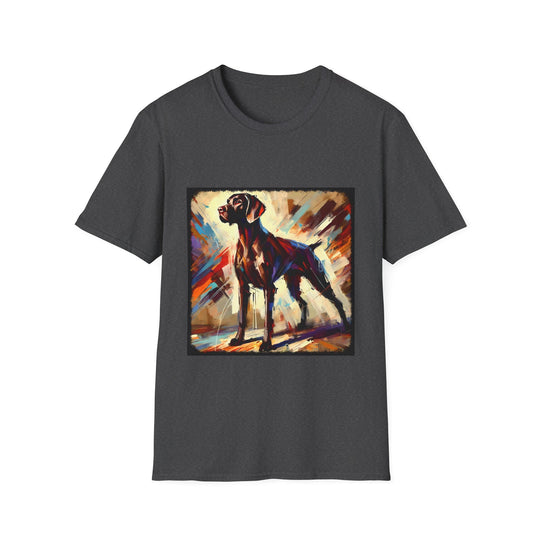 German Shorthaired Pointer Warm Classic design dog lover unisex t-shirt in dark heather