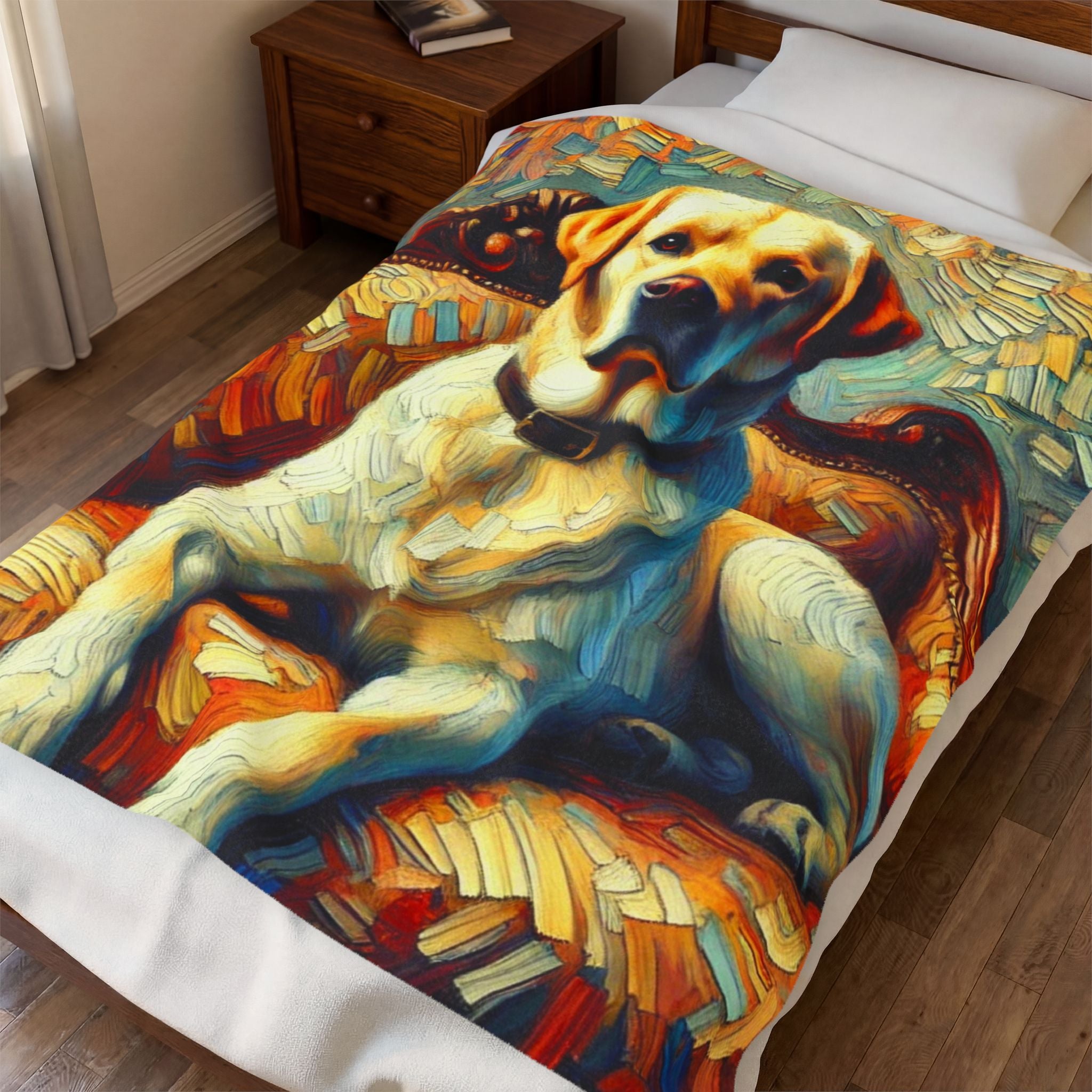 Labrador Retriever Blanket | Classic Vibrant Dog Lover Gift