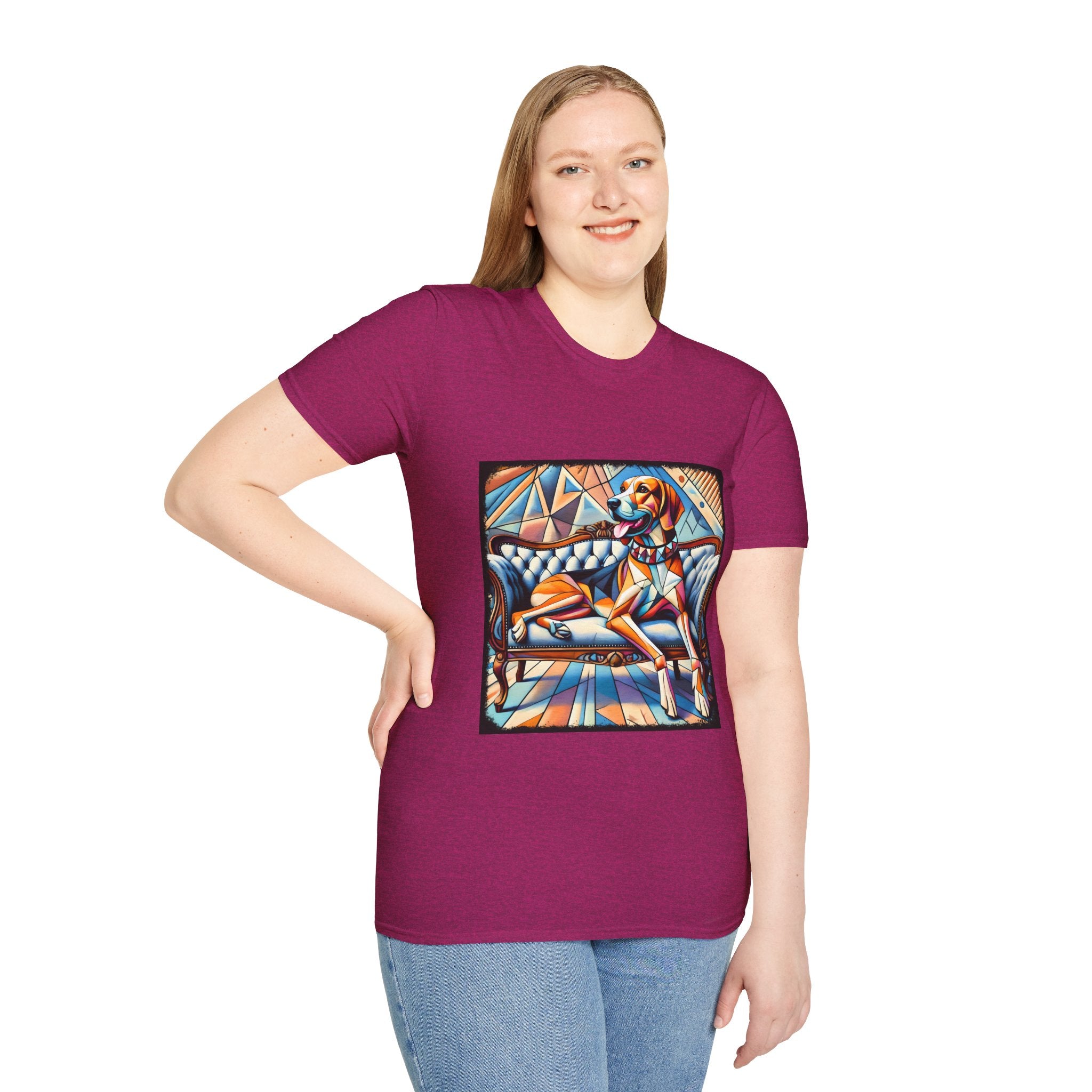 Treeing Walker Coonhound Bold Geometric | Unisex Dog T-Shirt