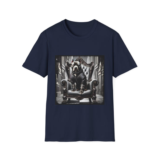 American Pit Bull Terrier Basic Rebel design dog lover unisex t-shirt in navy