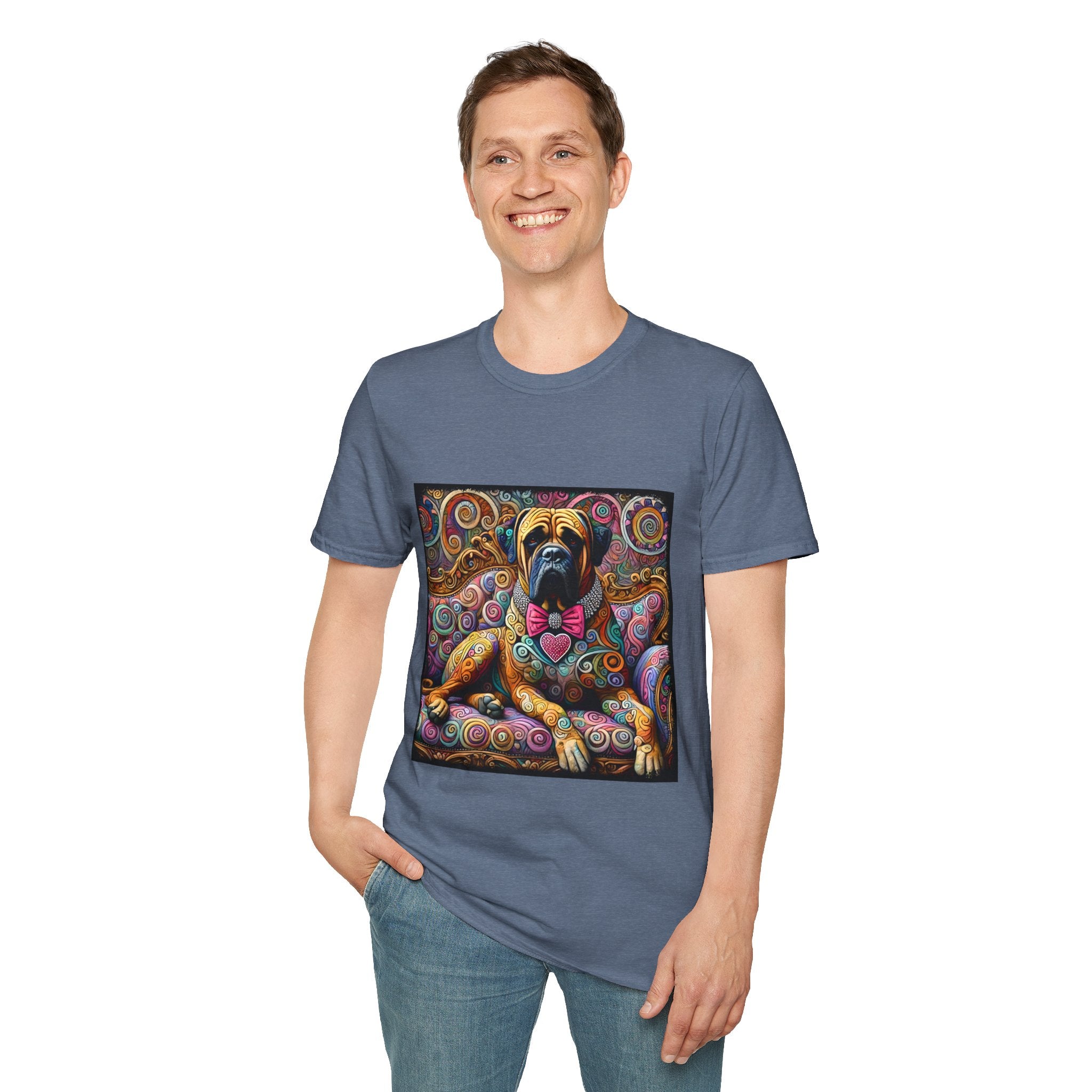 Bullmastiff Love Swirl | Unisex Dog T-Shirt