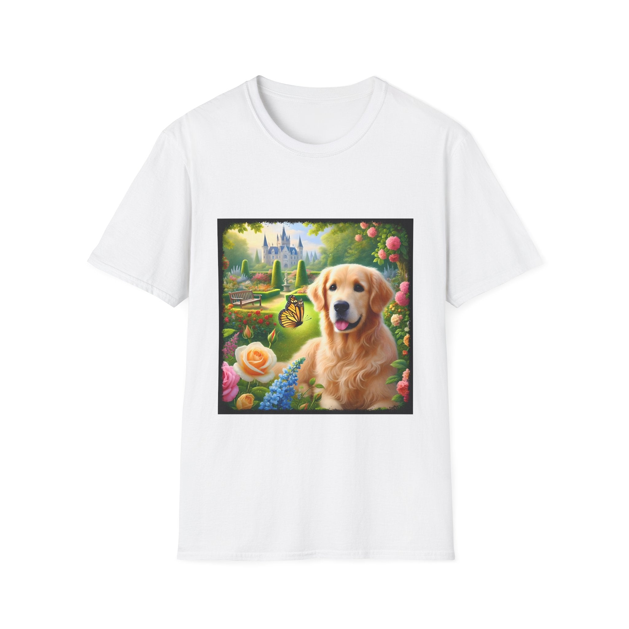 Golden Retriever Shirt | Garden Delight Dog Lover Tee