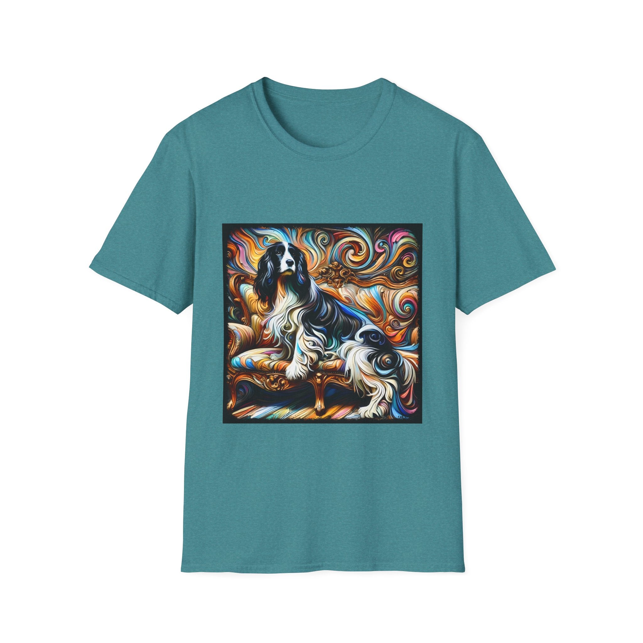 English Springer Spaniel Dynamic Swirl | Unisex Dog T-Shirt
