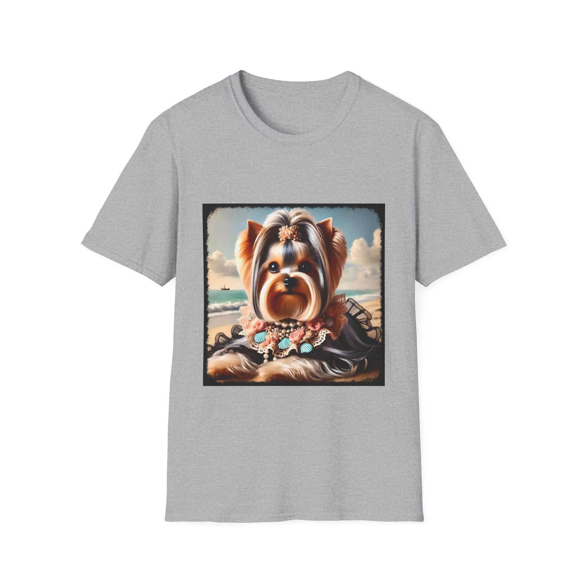 Yorkshire Terrier Beach Beauty | Unisex Dog T-Shirt