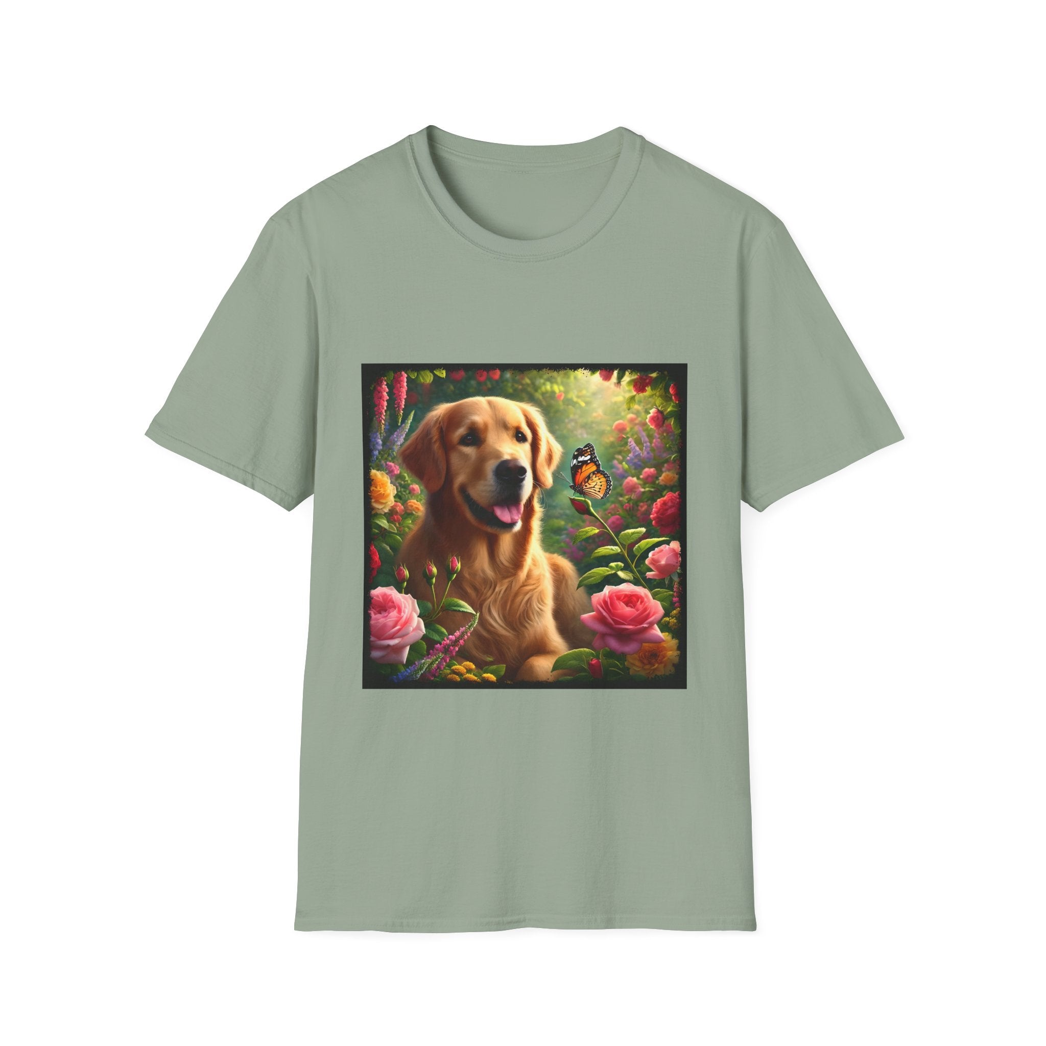 Golden Retriever Shirt | Garden Party Dog Lover Tee
