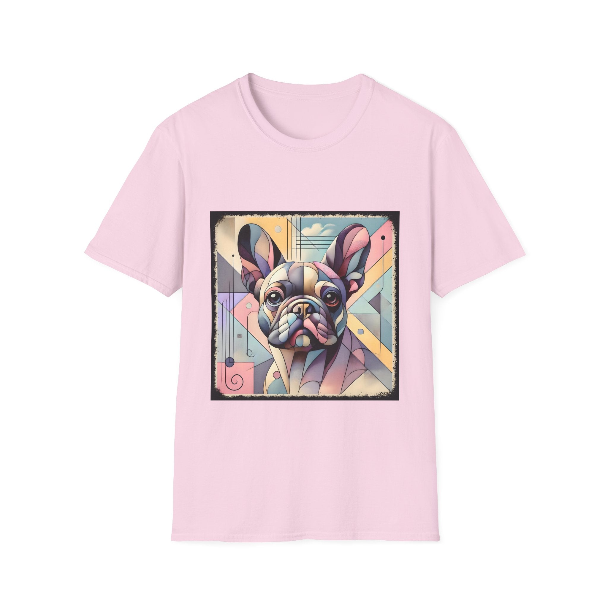 French Bulldog Shirt | Pastel Geometric Dog Lover Tee