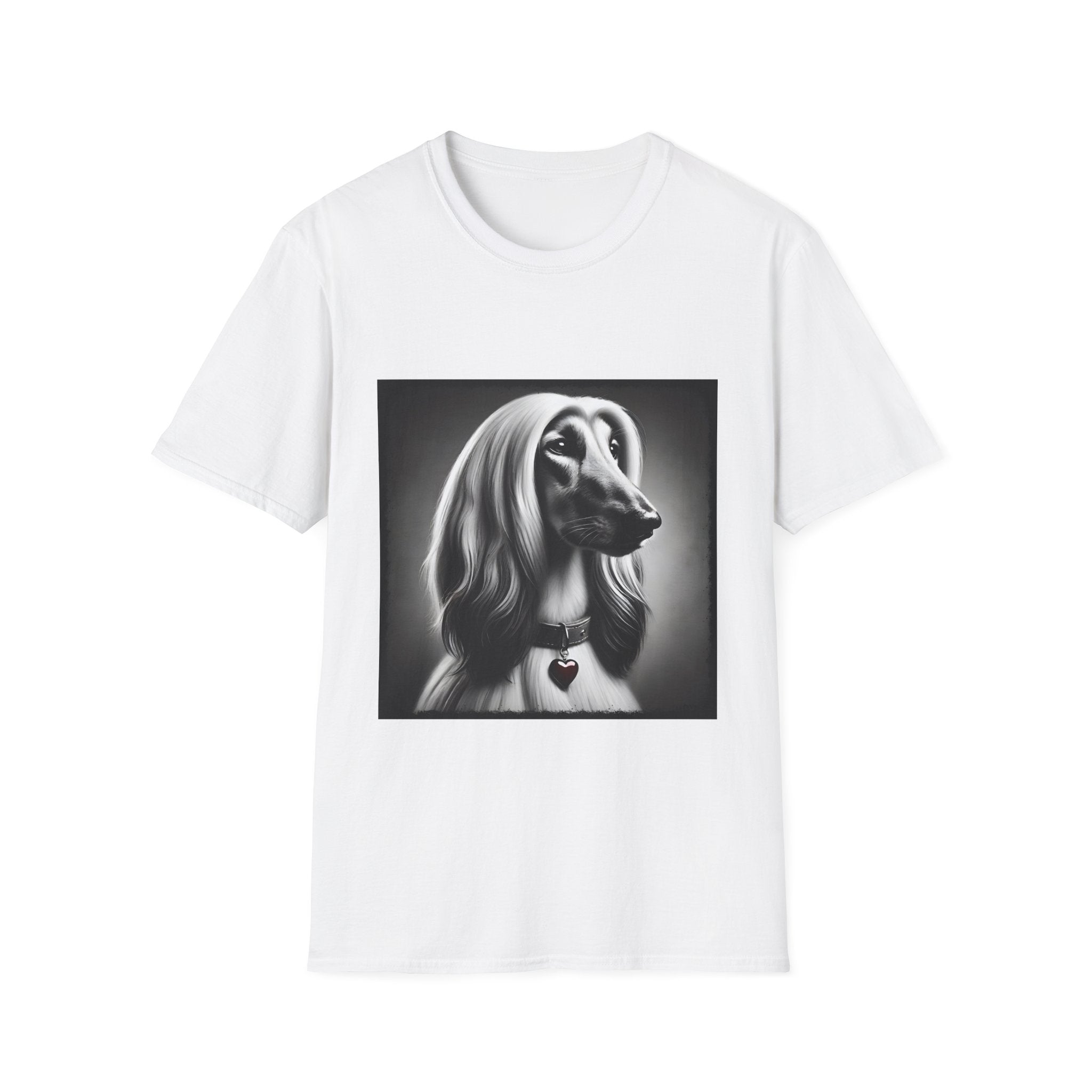 Afghan Hound Shirt | Heart Charm Dog Lover Tee
