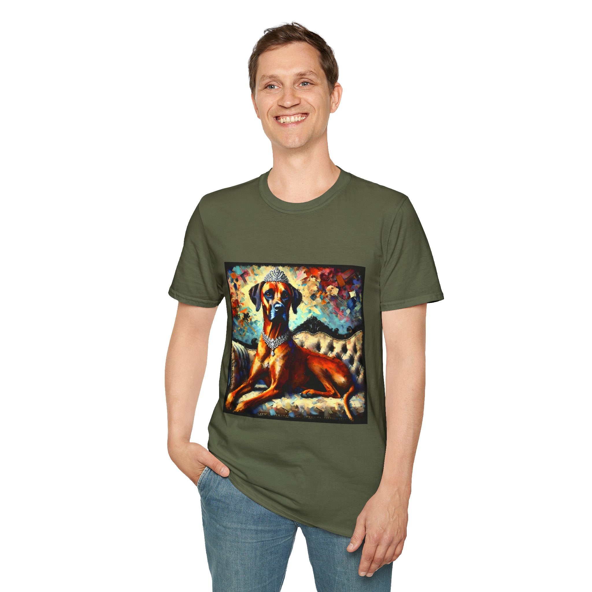 Rhodesian Ridgeback Bold Diamond Classic | Unisex Dog T-Shirt