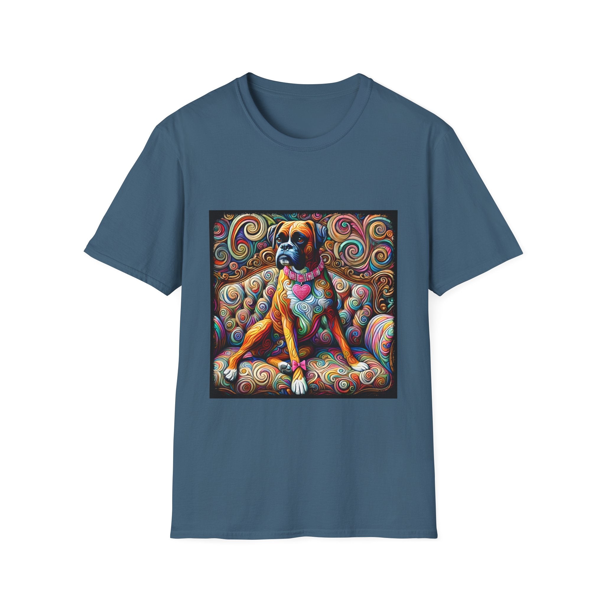 Boxer Love Swirl | Unisex Dog T-Shirt