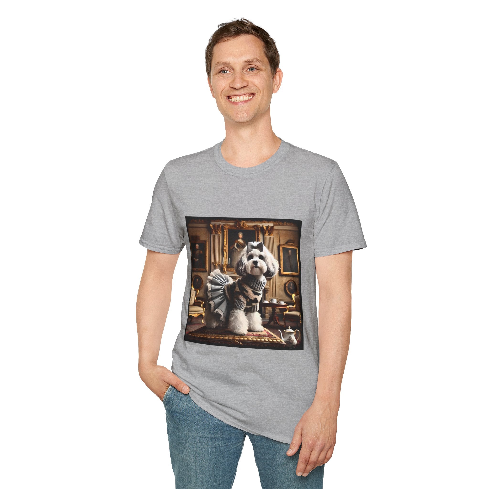 Cavapoo Posh Camo Chic | Unisex Dog T-Shirt