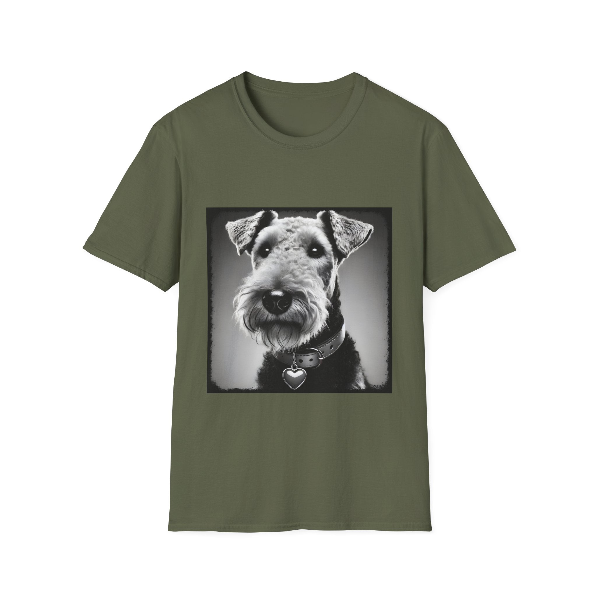 Airedale Terrier Shirt | Heart Charm Dog Lover Tee