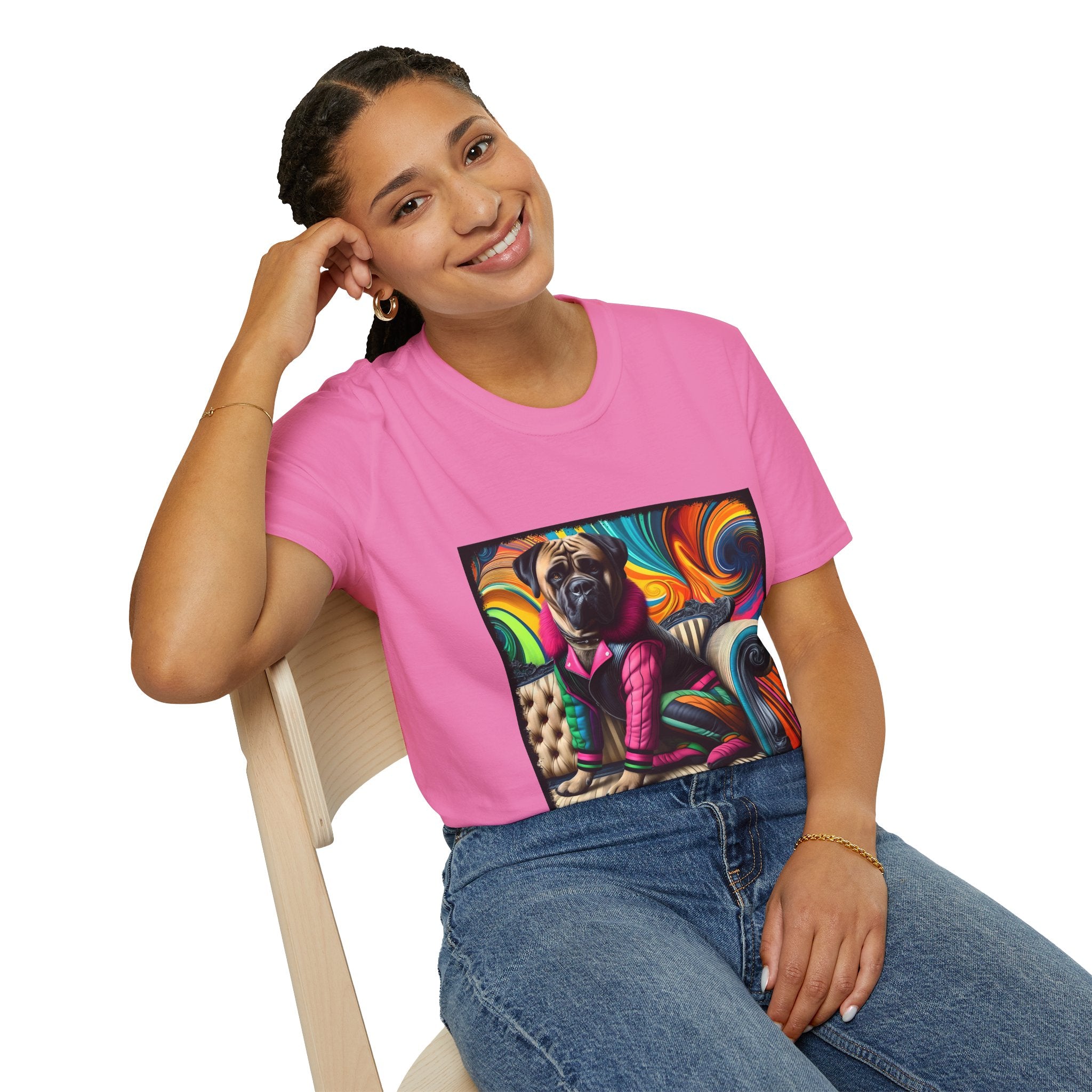 Bullmastiff Bold Rocker | Unisex Dog T-Shirt