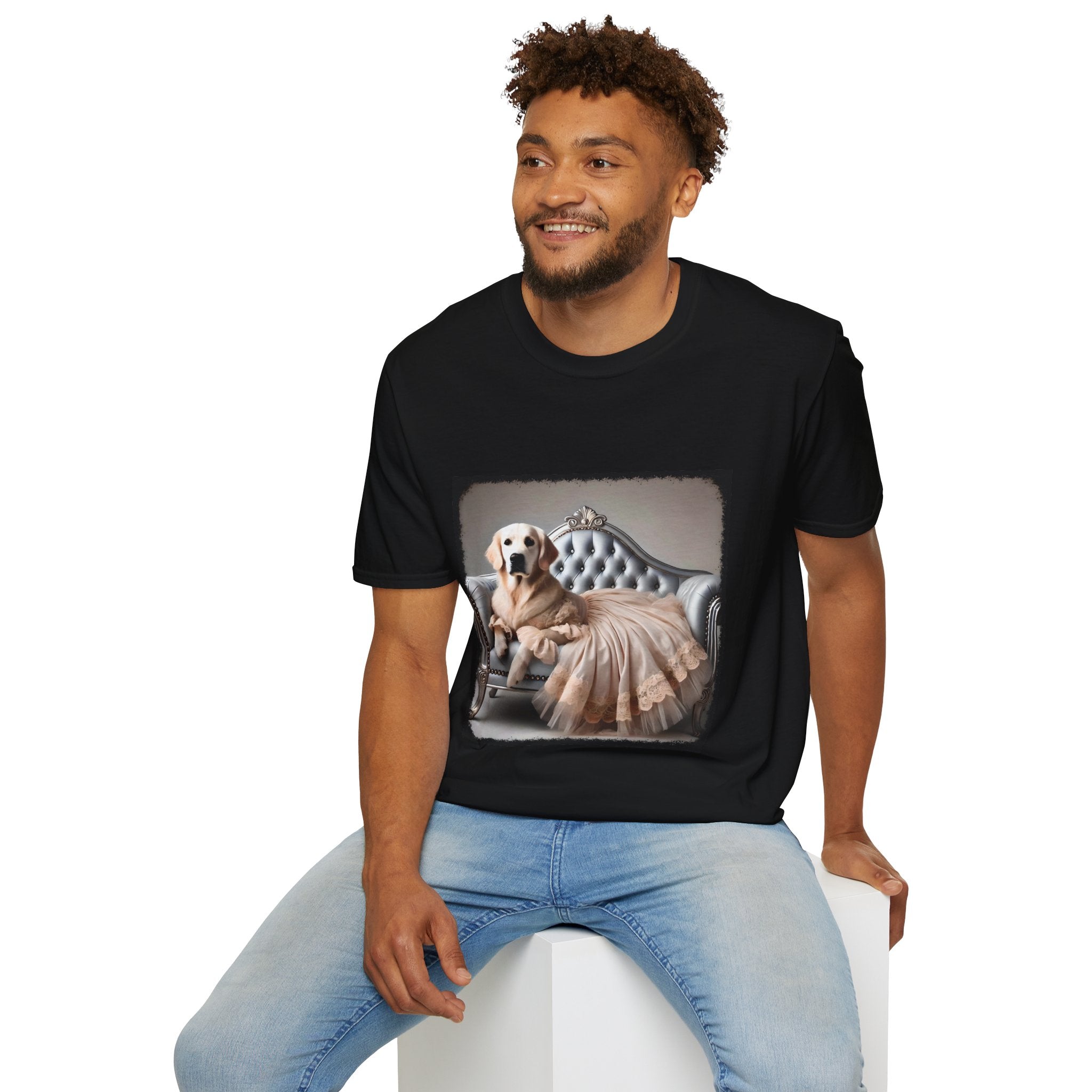 Golden Retriever Shirt | Elegant Glamour Dog Lover Tee