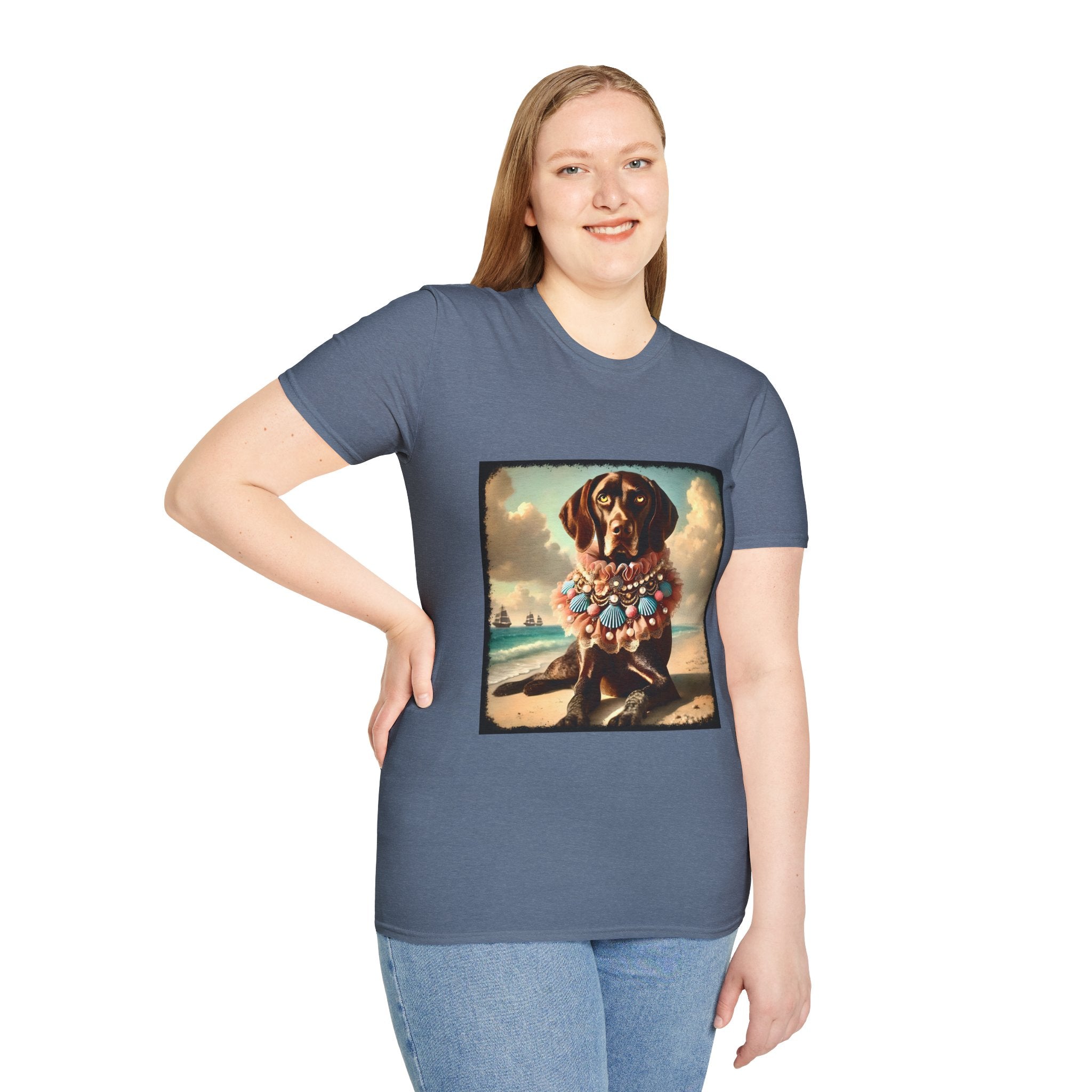 German Shorthaired Pointer Beach Babe | Unisex Dog T-Shirt