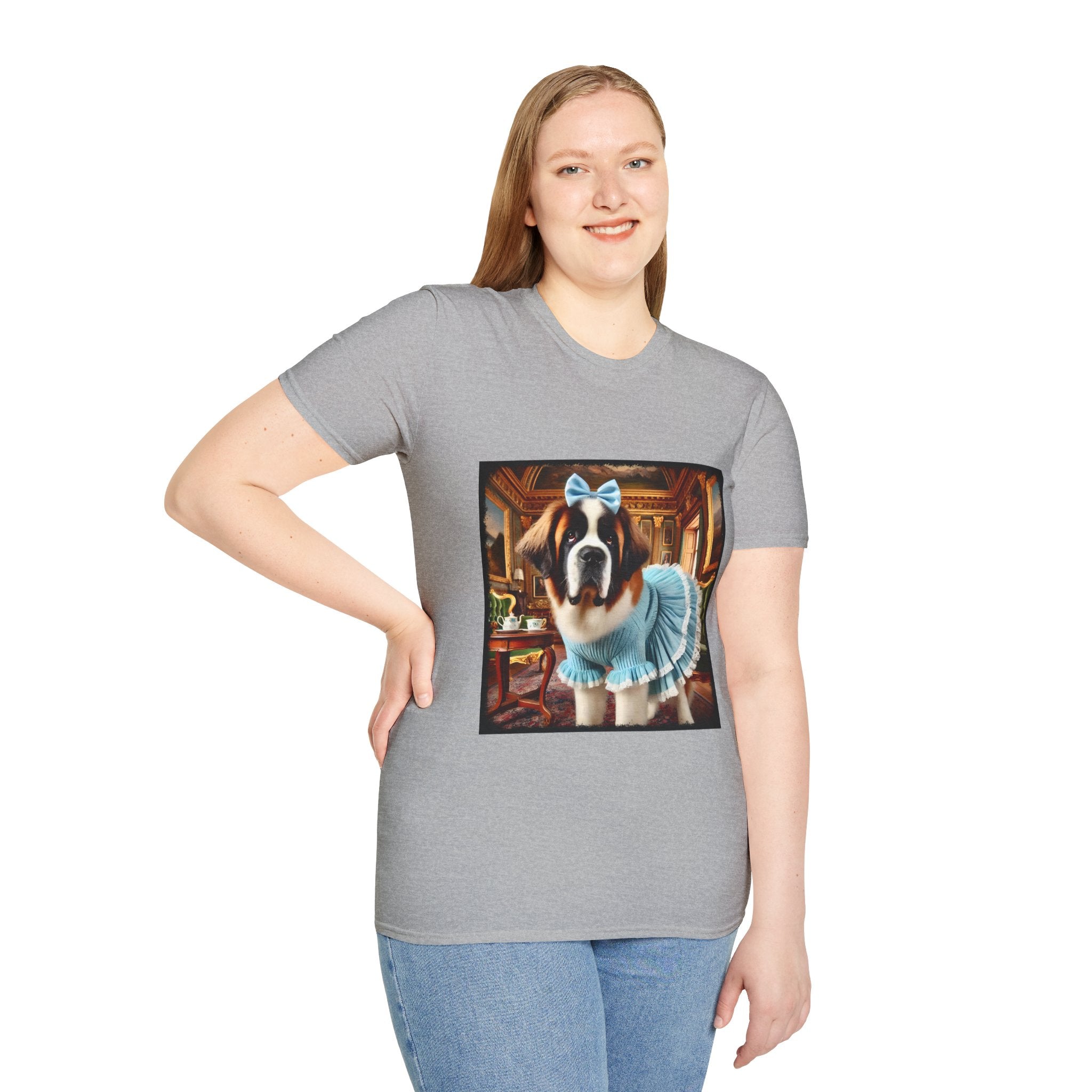 Saint Bernard Pampered Pup | Unisex Dog T-Shirt