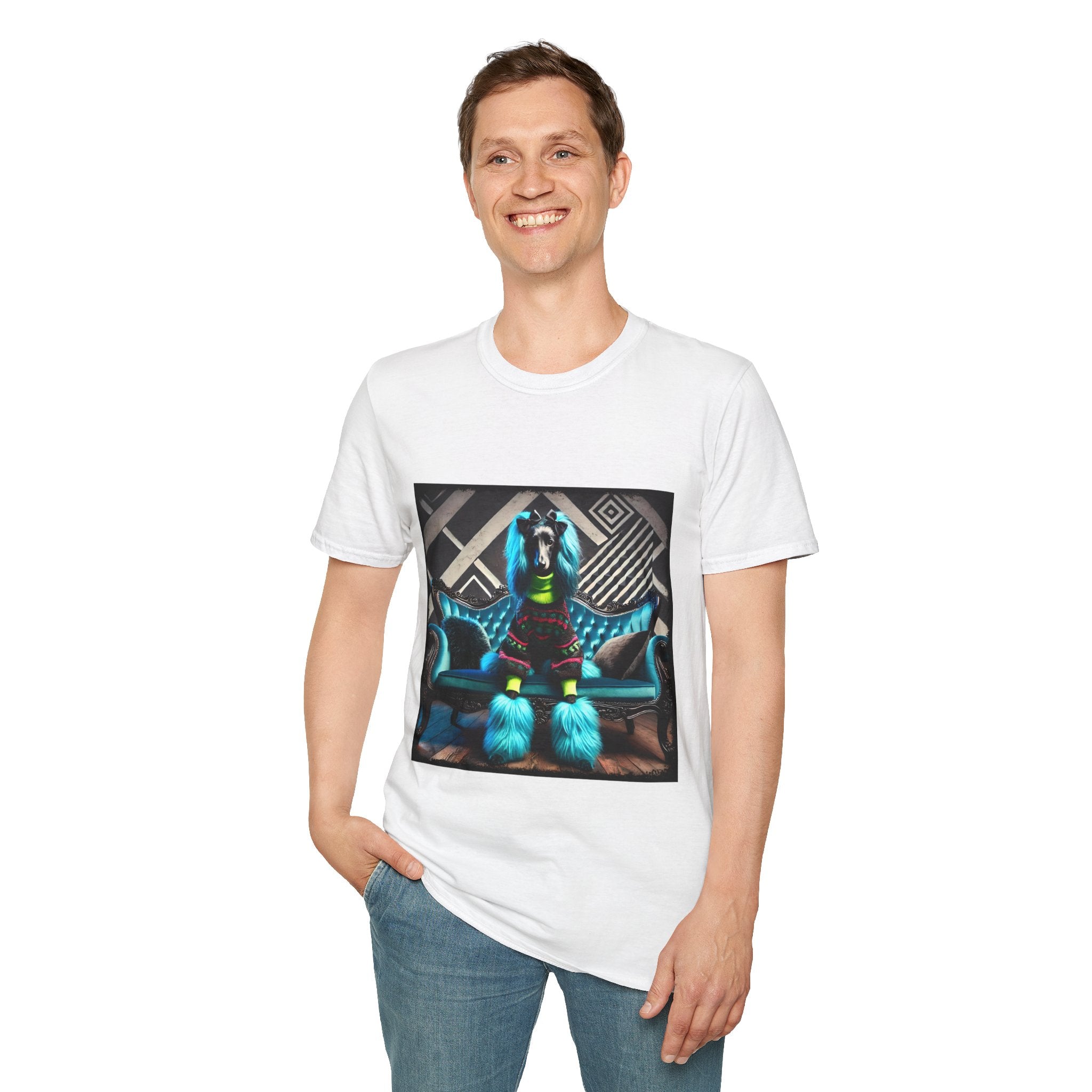 Afghan Hound Shirt | Neon Chic Dog Lover Tee