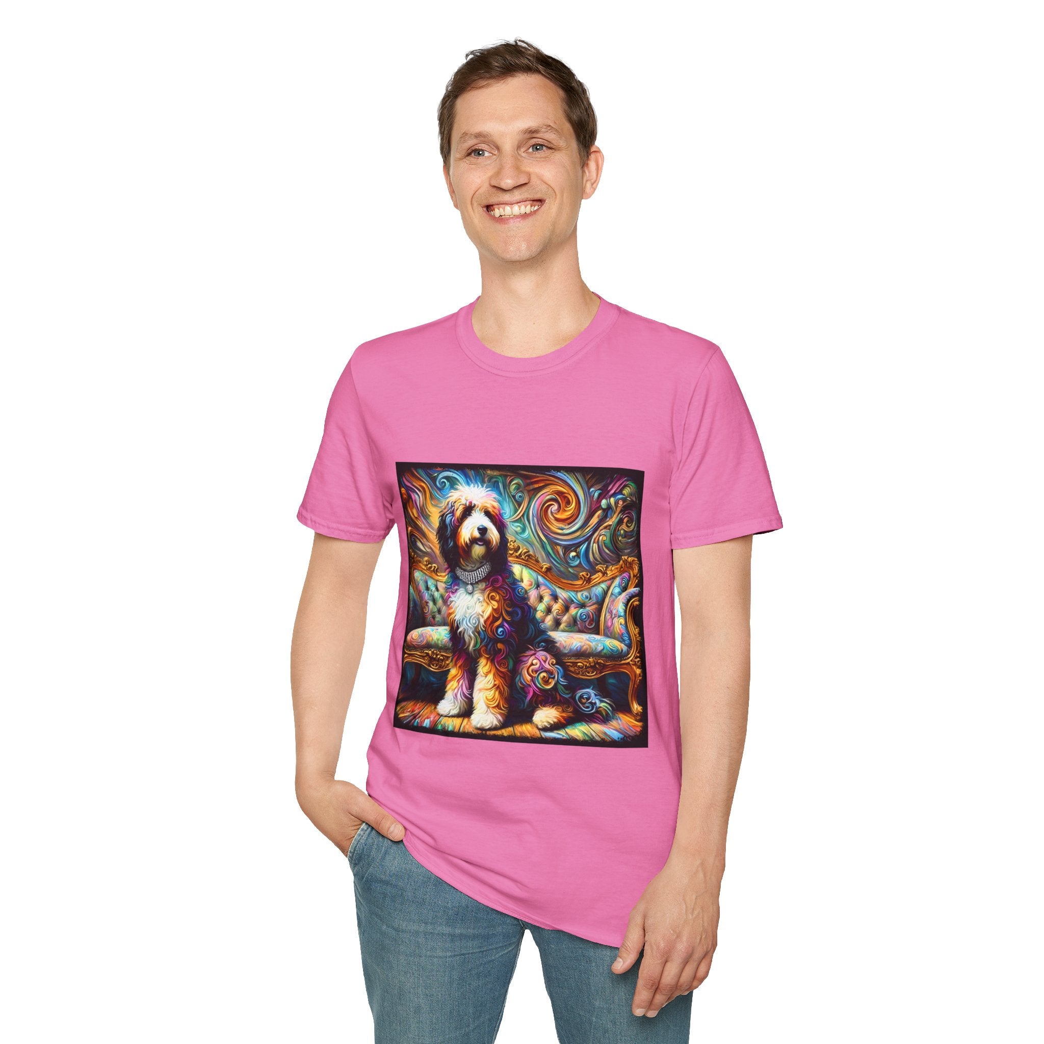 Bernedoodle Vivid Swirl | Unisex Dog T-Shirt