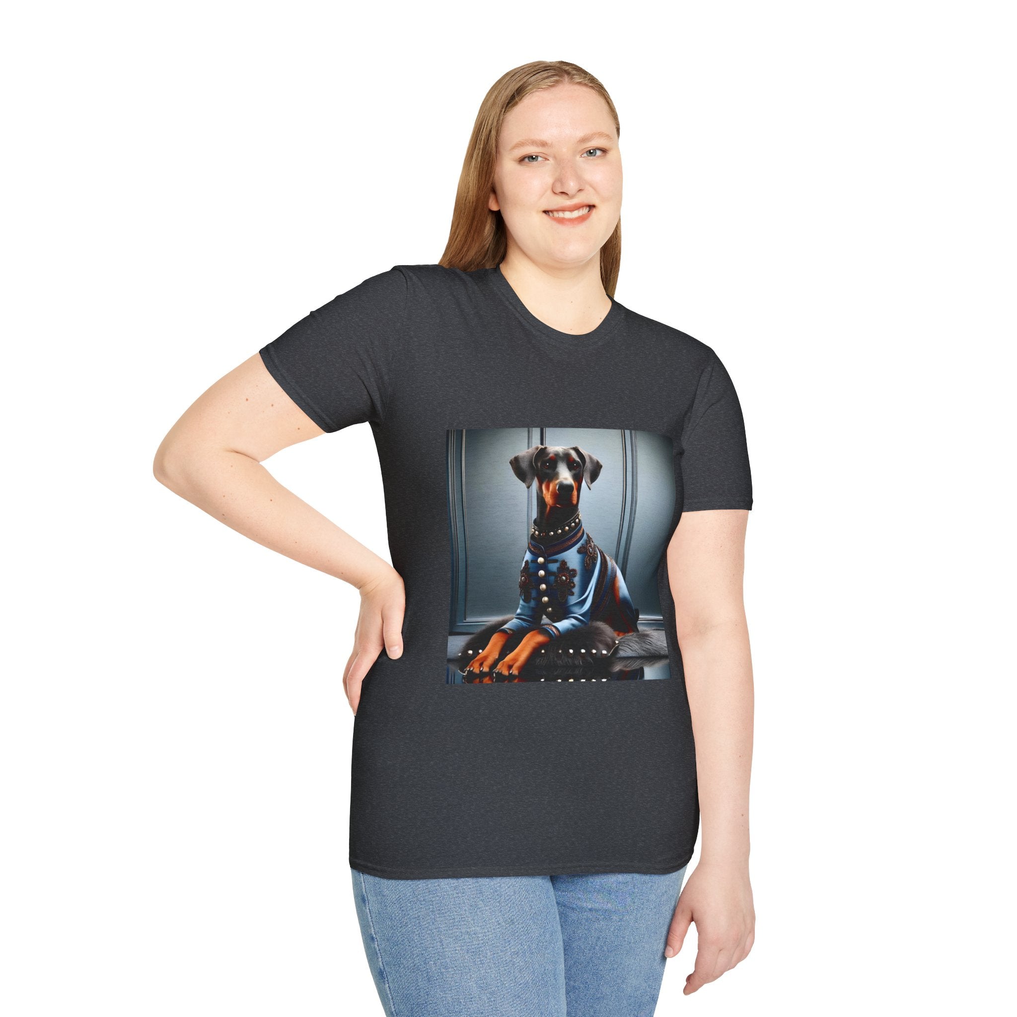 Doberman Pinscher Blue Belle | Unisex Dog T-Shirt