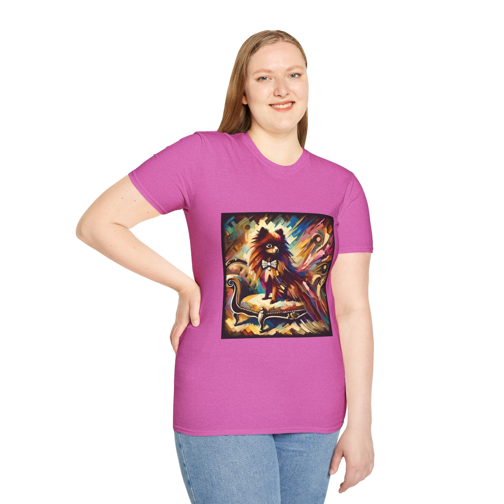 Pomeranian Bold Swirl | Unisex Dog T-Shirt
