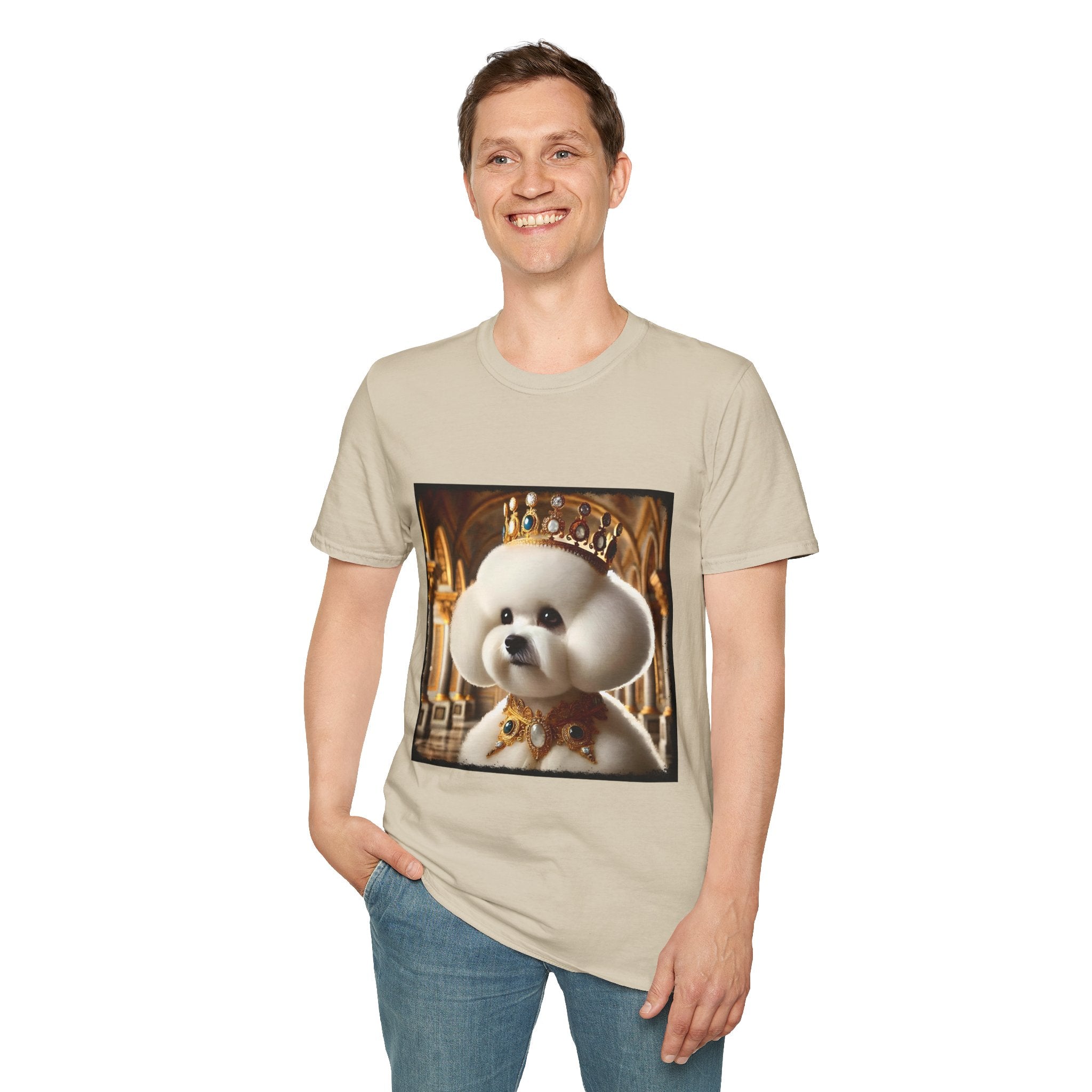 Bichon Frise Mighty Monarch | Unisex Dog T-Shirt