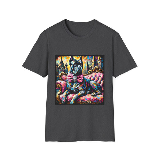 Cane Corso Diamond Princess Classic design dog lover unisex t-shirt in dark heather