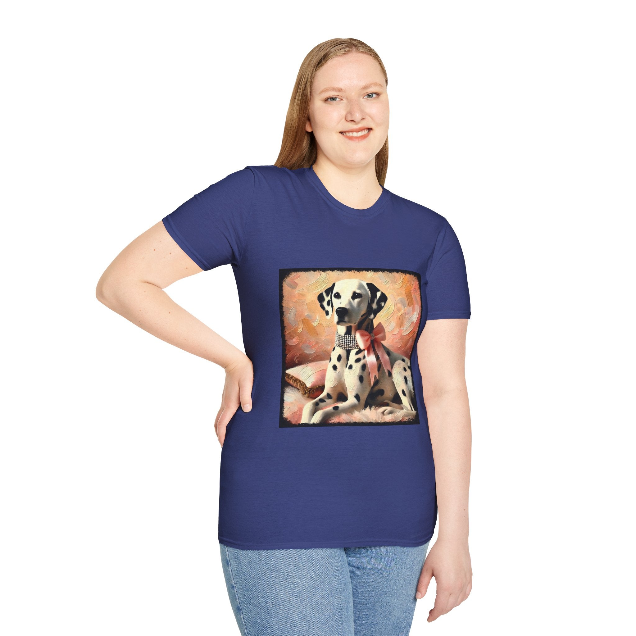 Dalmatian Diamond Bow Classic | Unisex Dog T-Shirt