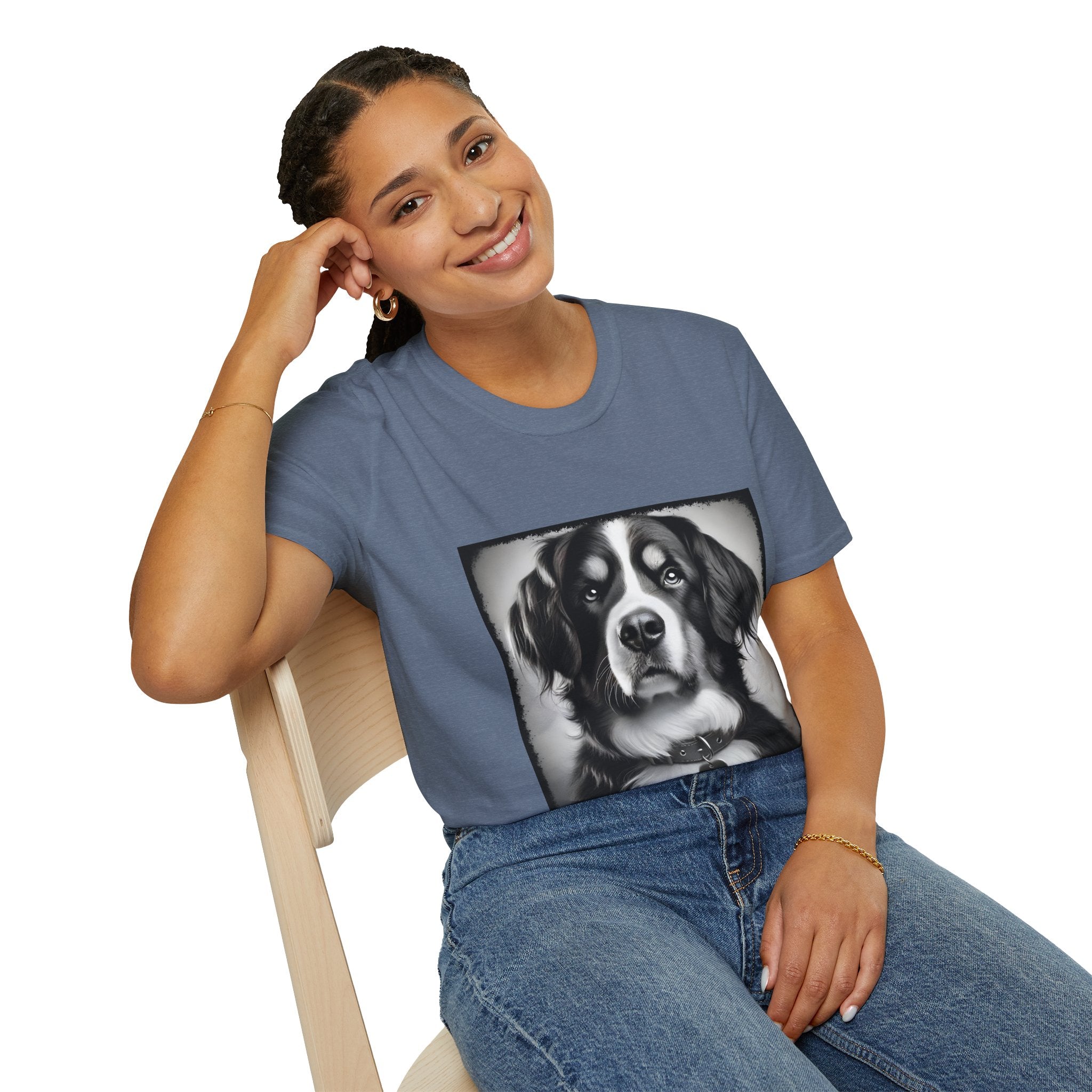 Bernese Mountain Dog Sweet Heart | Unisex Dog T-Shirt