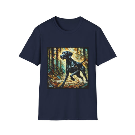 German Shorthaired Pointer Forest Classic design dog lover unisex t-shirt in navy