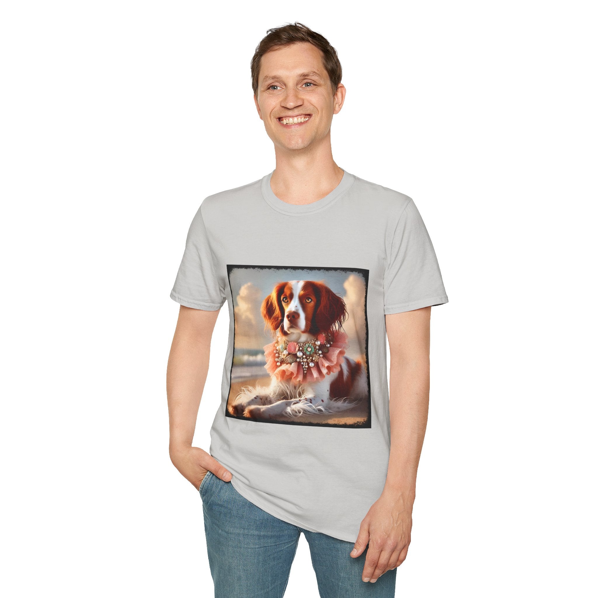 Brittany Beach Beauty | Unisex Dog T-Shirt