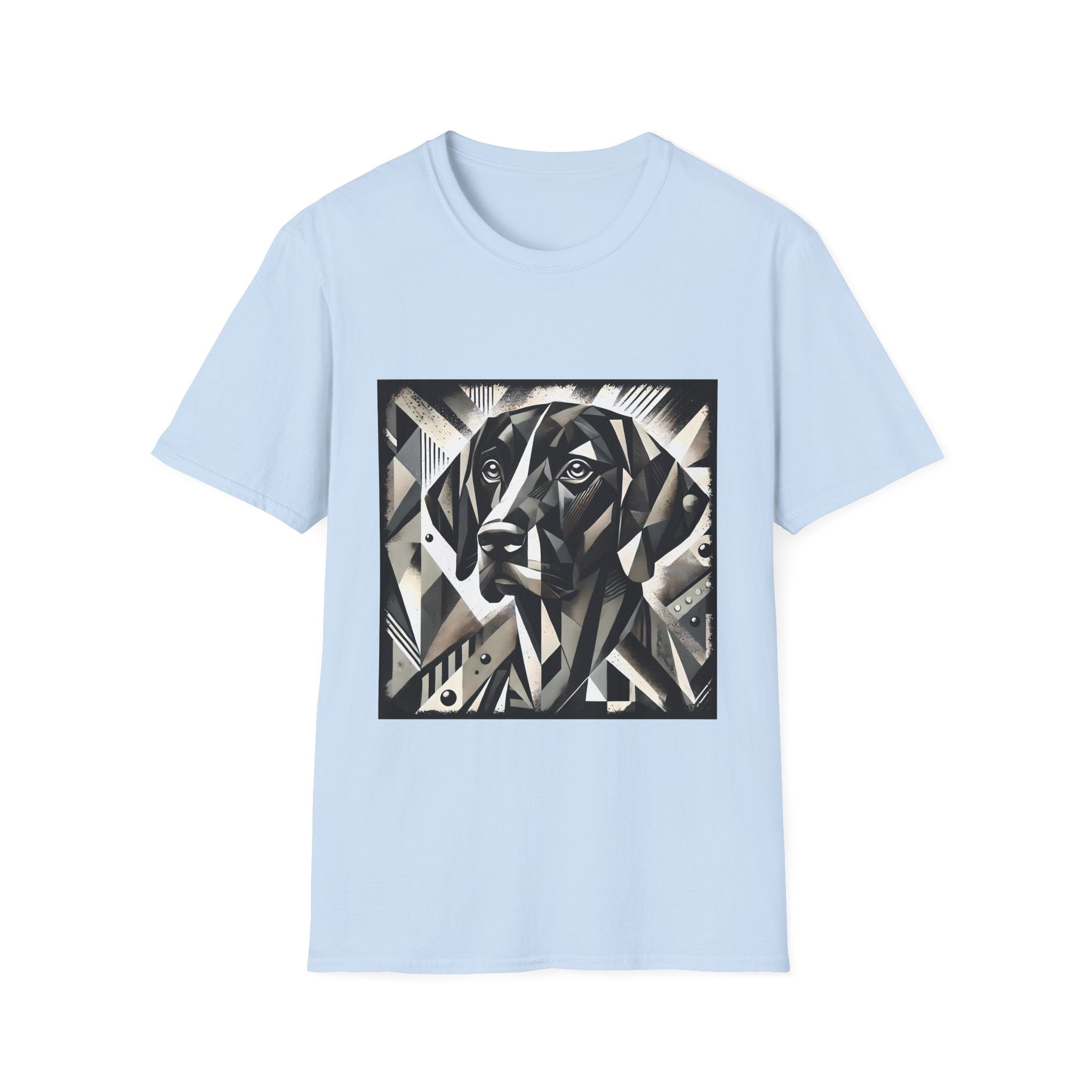 German Shorthaired Pointer B&W Geometric  | Unisex Dog T-Shirt