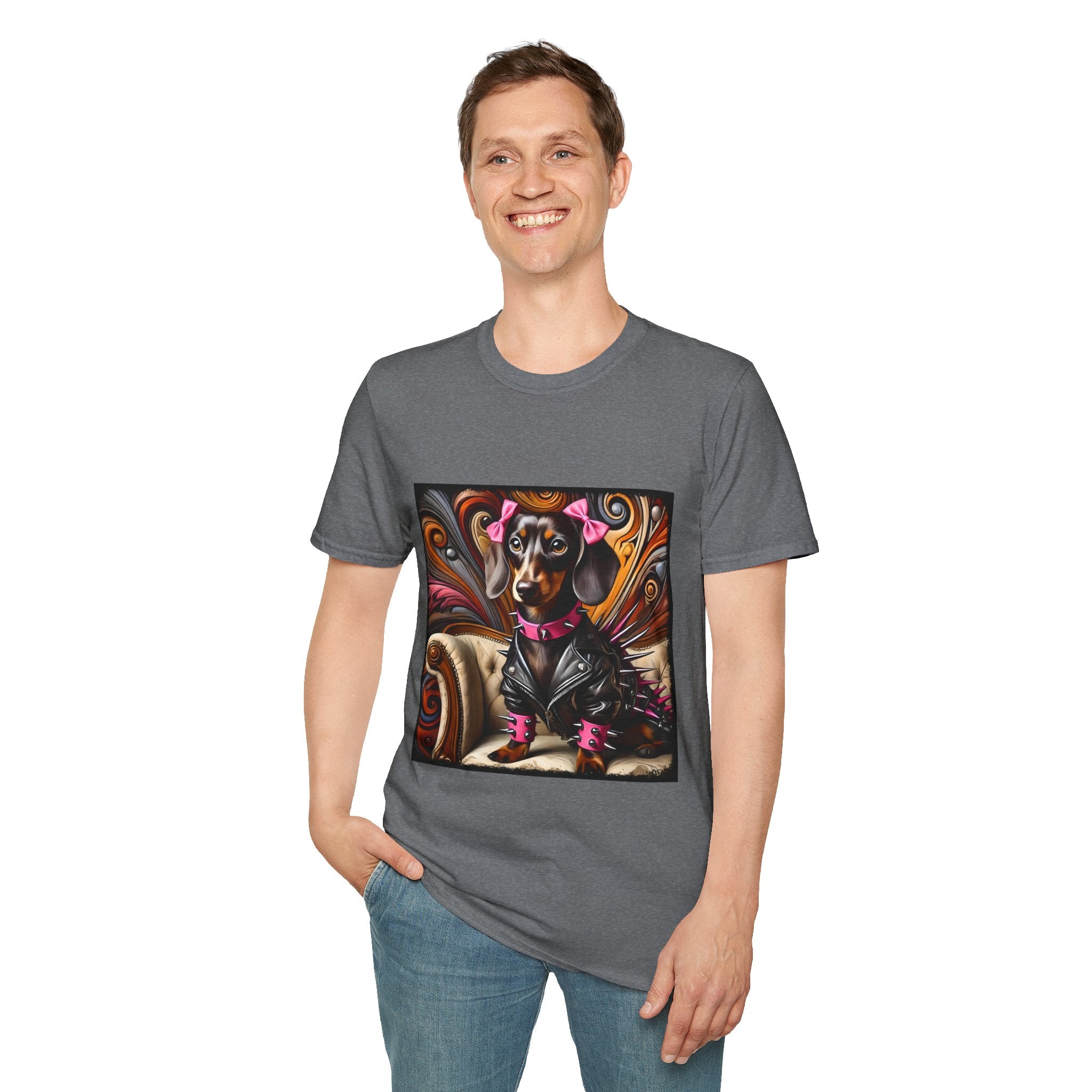 Dachshund Edgy Rocker | Unisex Dog T-Shirt