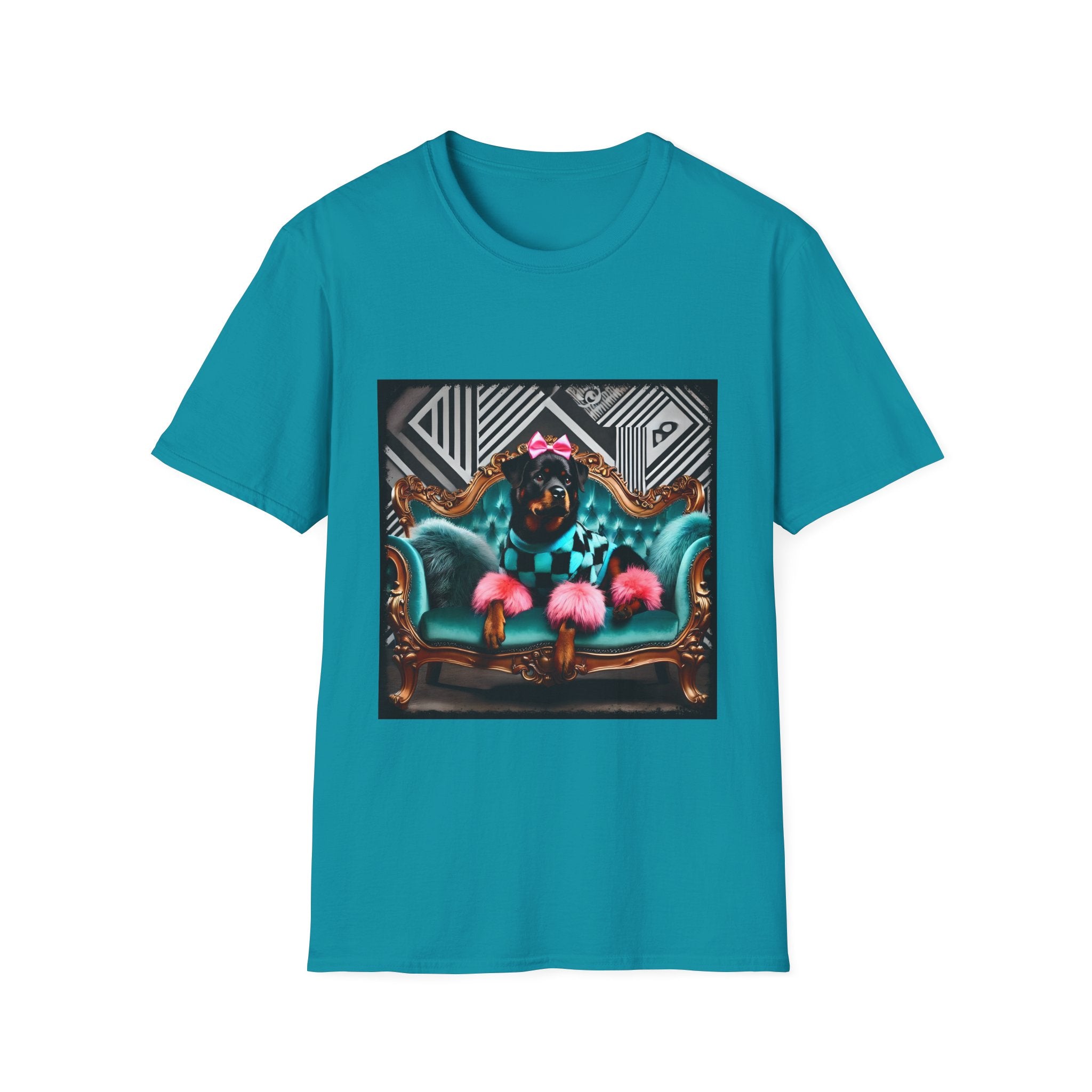 Rottweiler Fierce Fashionista | Unisex Dog T-Shirt