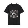 Pomeranian B&W Bold Eyes | Unisex Dog T-Shirt