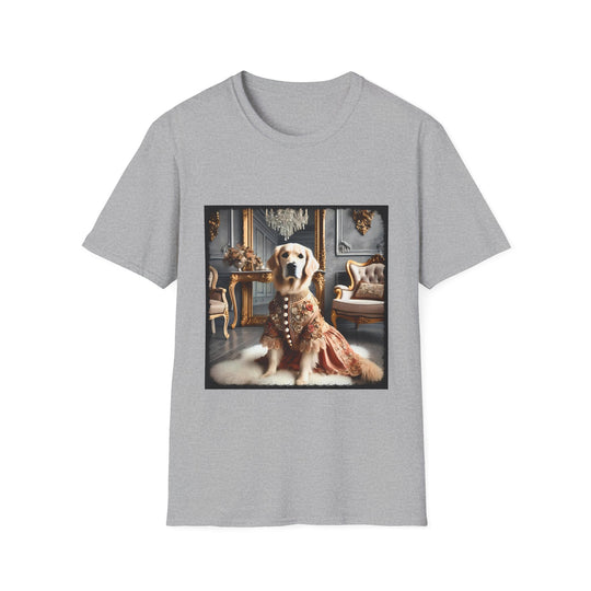 Golden Retriever Grand Presence design dog lover unisex t-shirt in sport grey