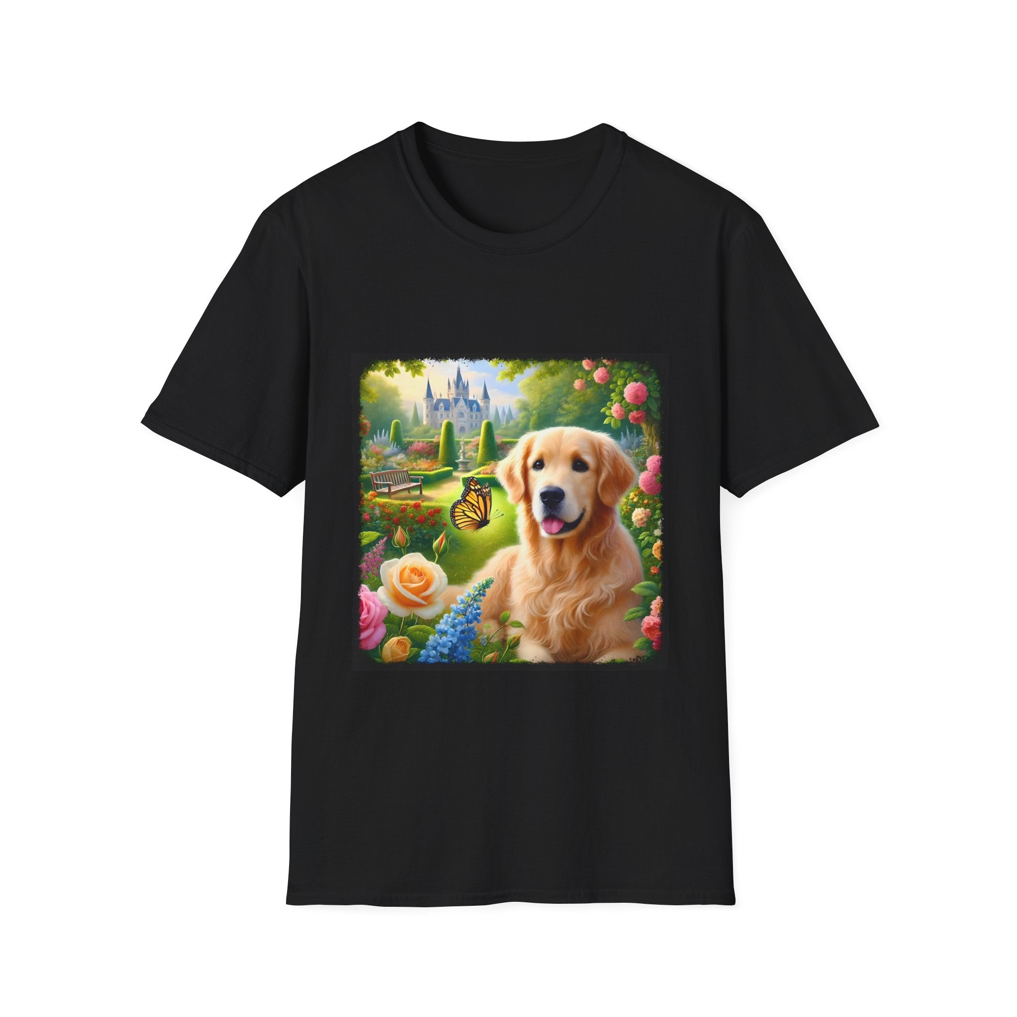 Golden Retriever Shirt | Garden Delight Dog Lover Tee