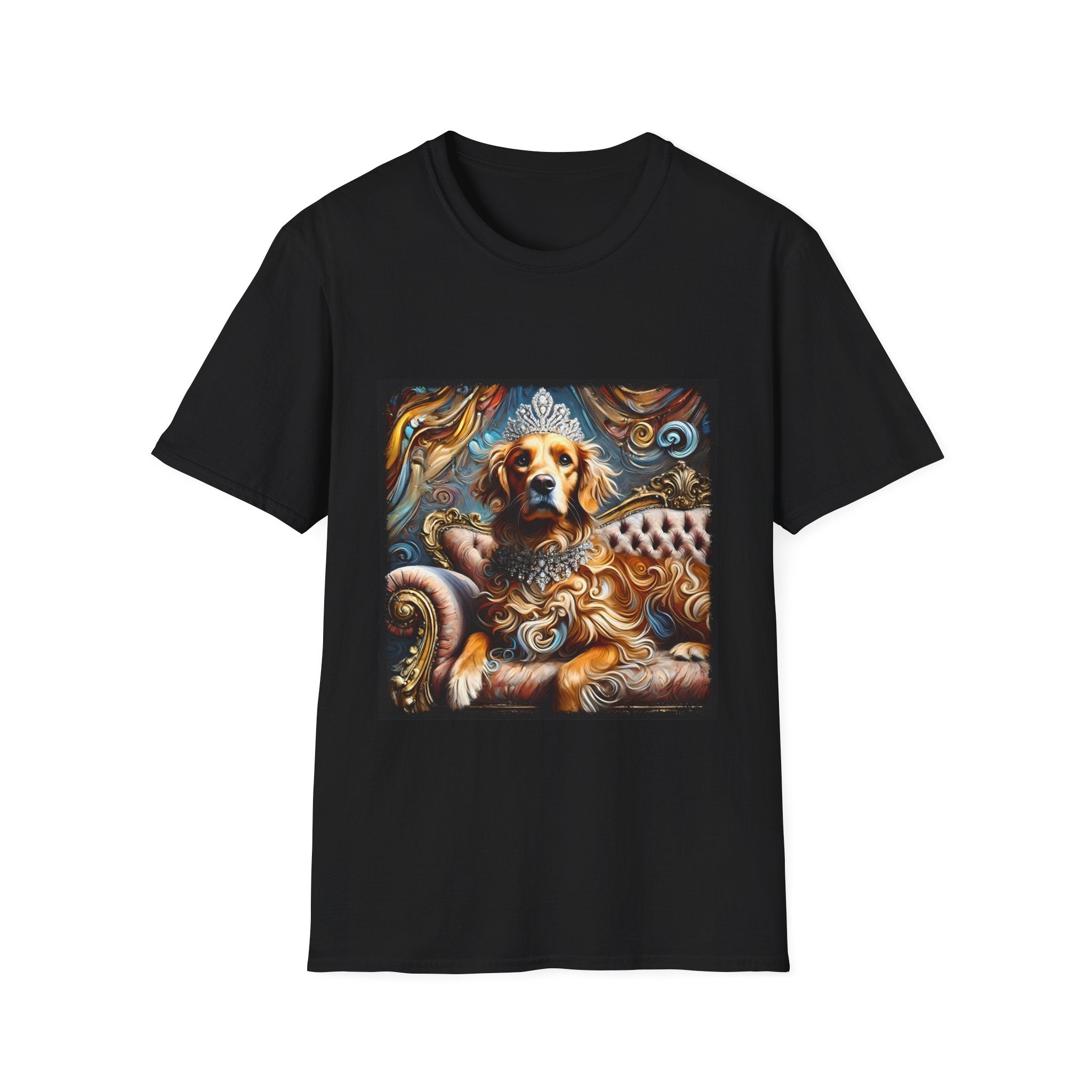 Golden Retriever Shirt | Diamond Diva Swirl Dog Lover Tee
