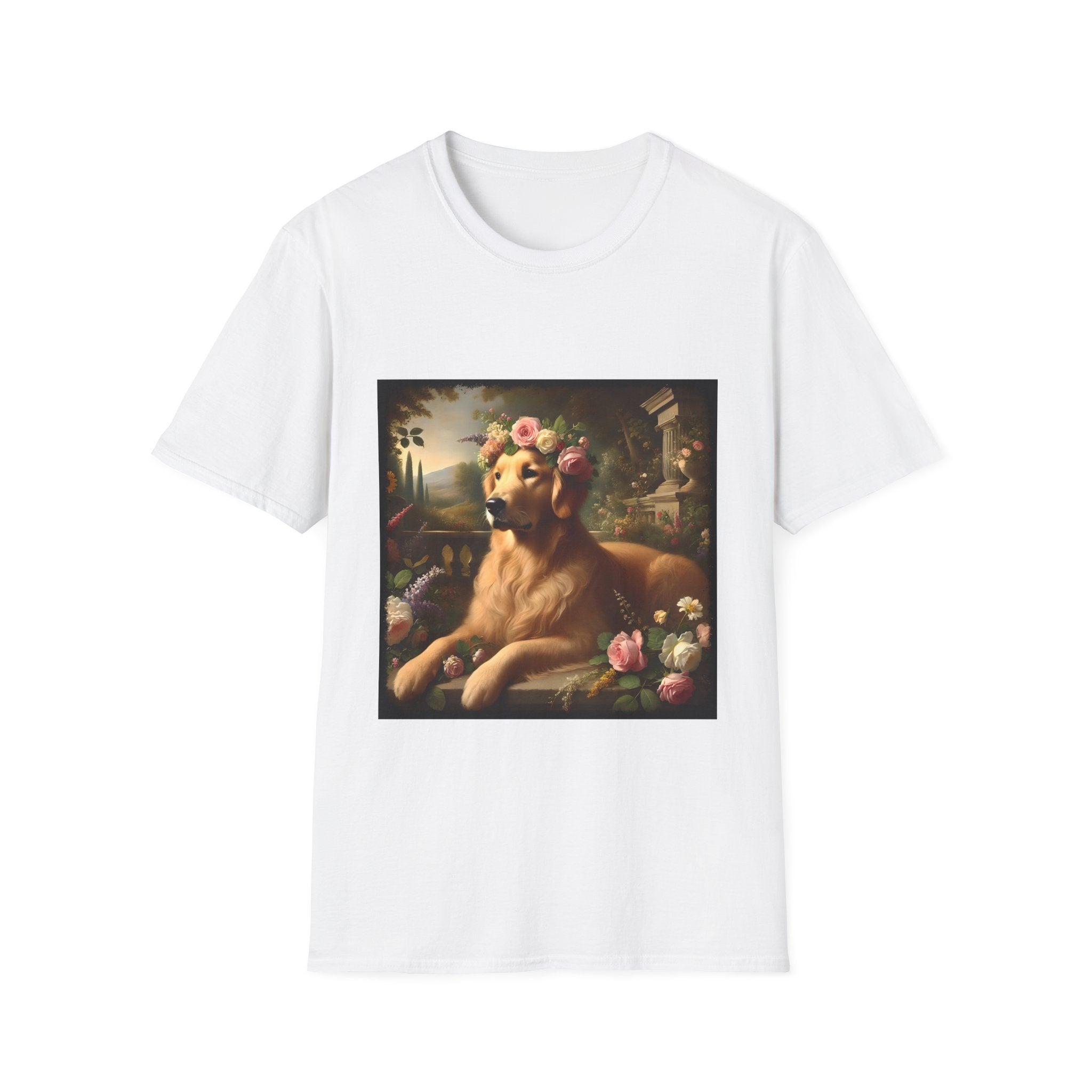 Golden Retriever Shirt | Botanical Beauty Dog Lover Tee