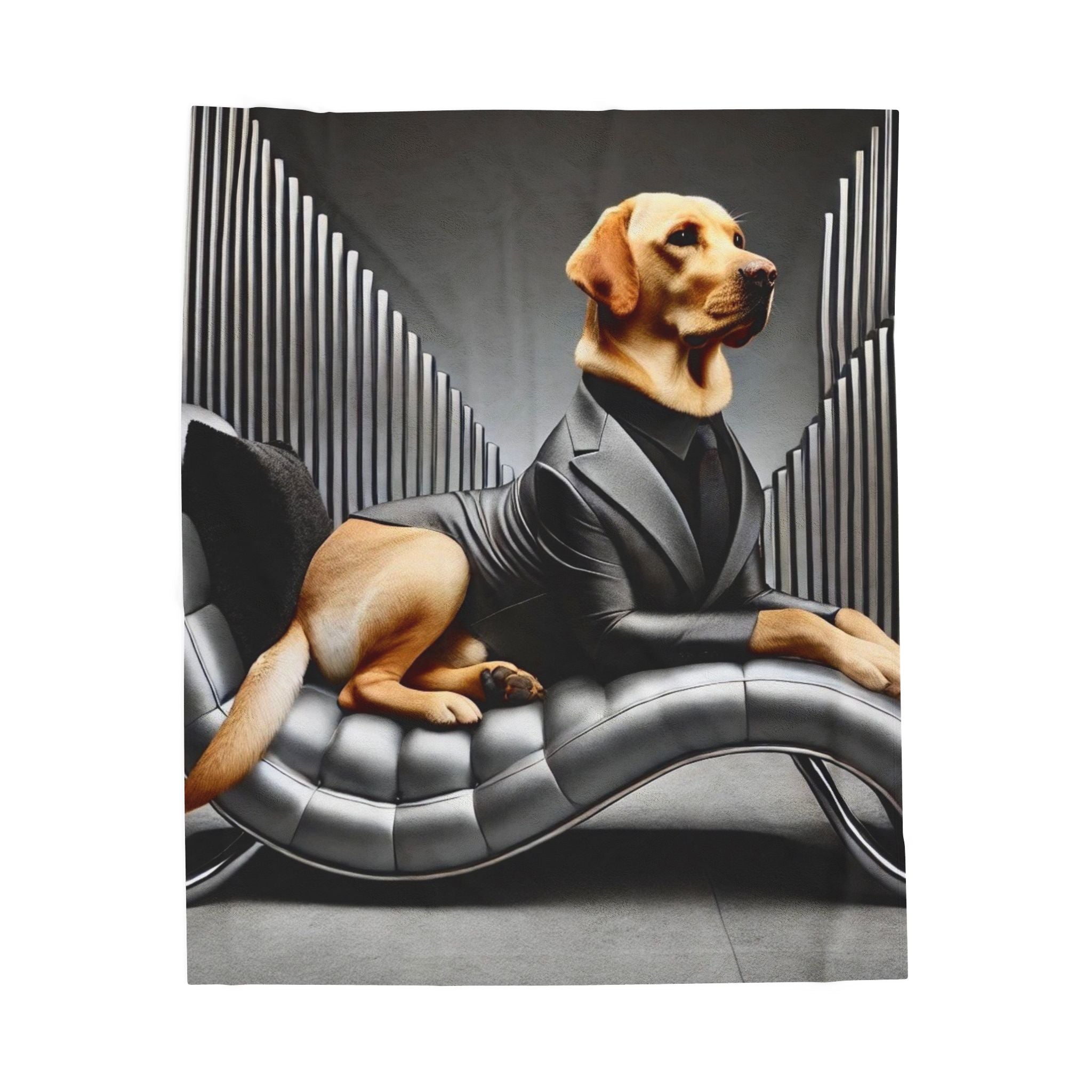 Labrador Retriever Blanket | Dapper Dude Dog Lover Gift