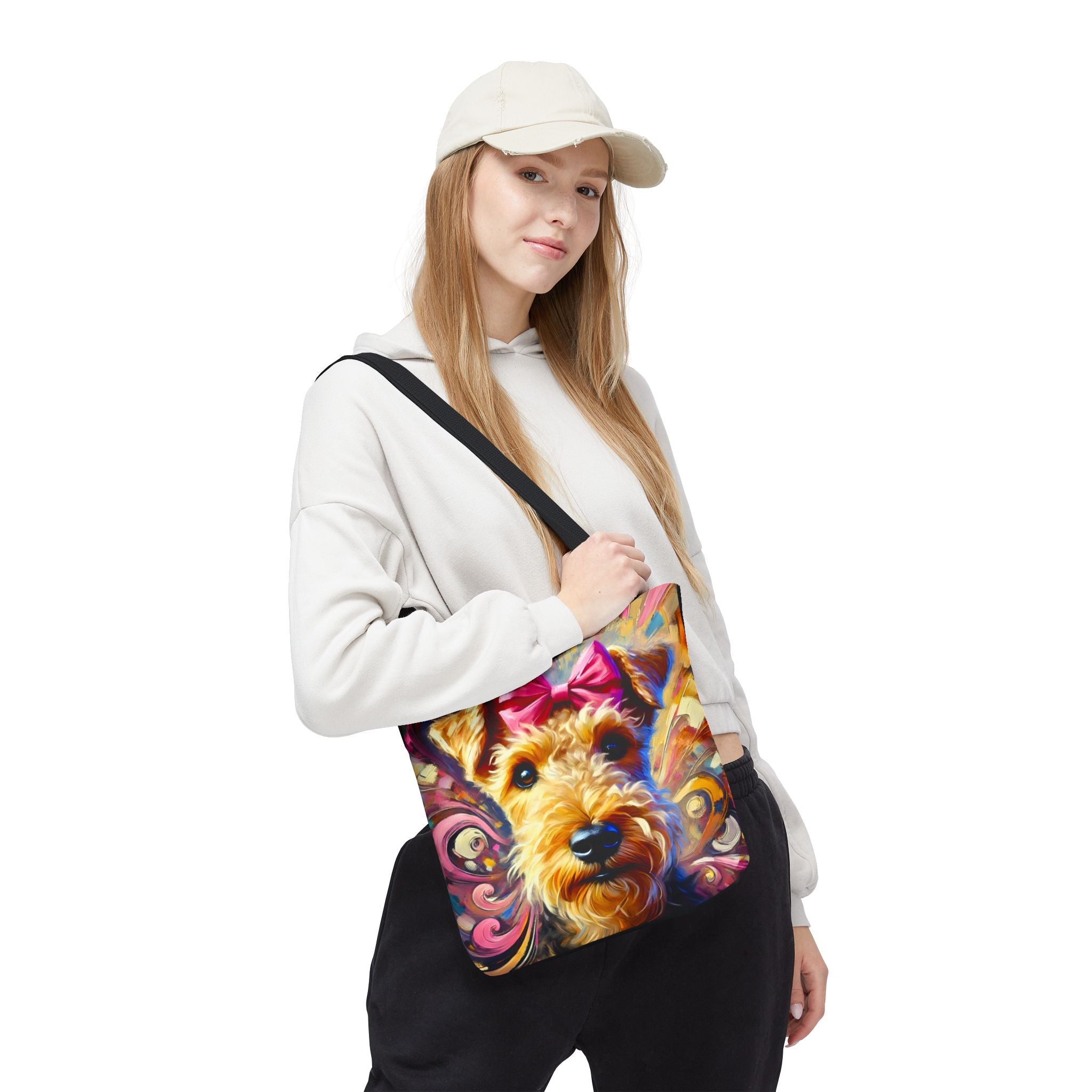 Airedale Terrier Tote Bag | Stunning Swirl Dog Lover Gift