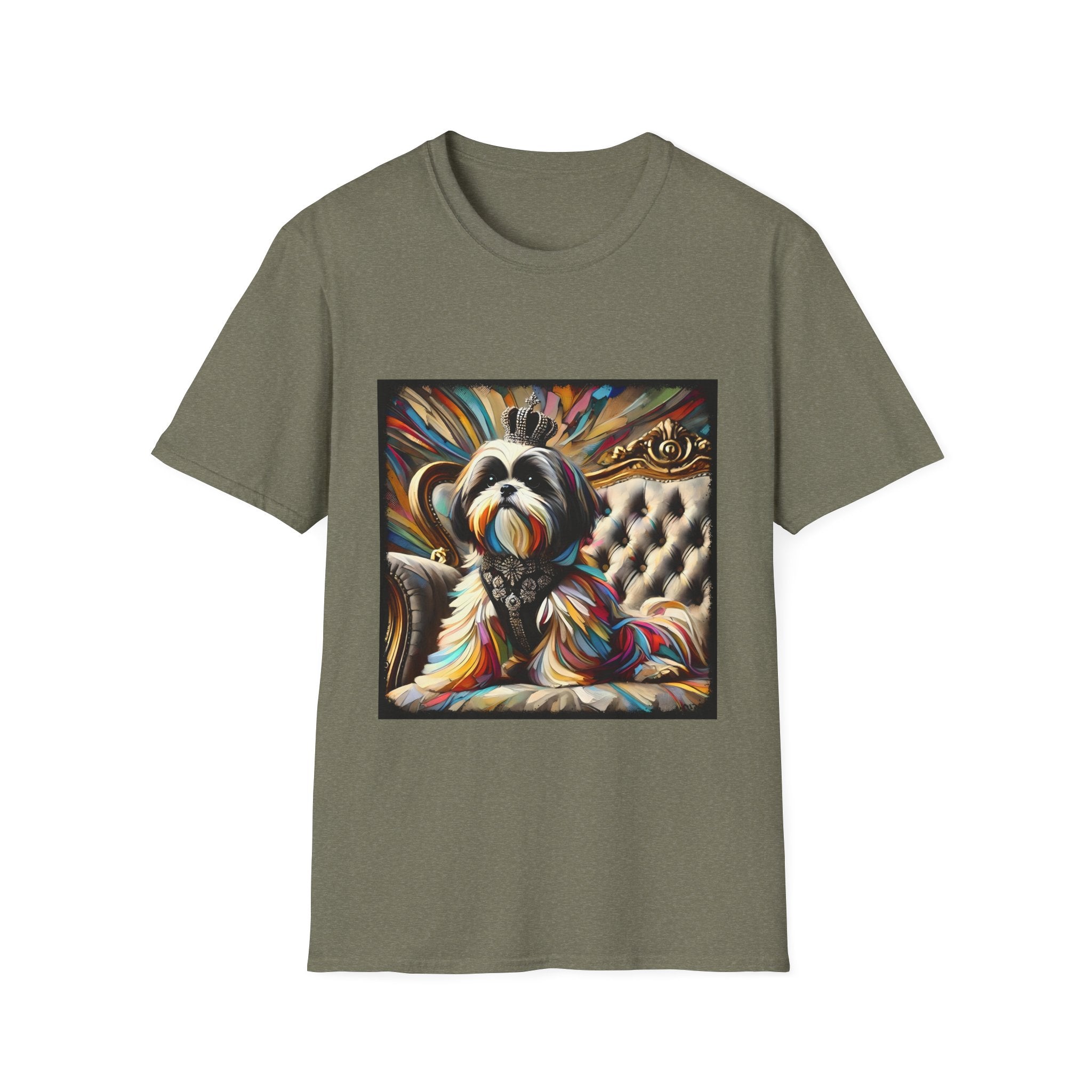 Shih Tzu Diamond Crown Classic | Unisex Dog T-Shirt