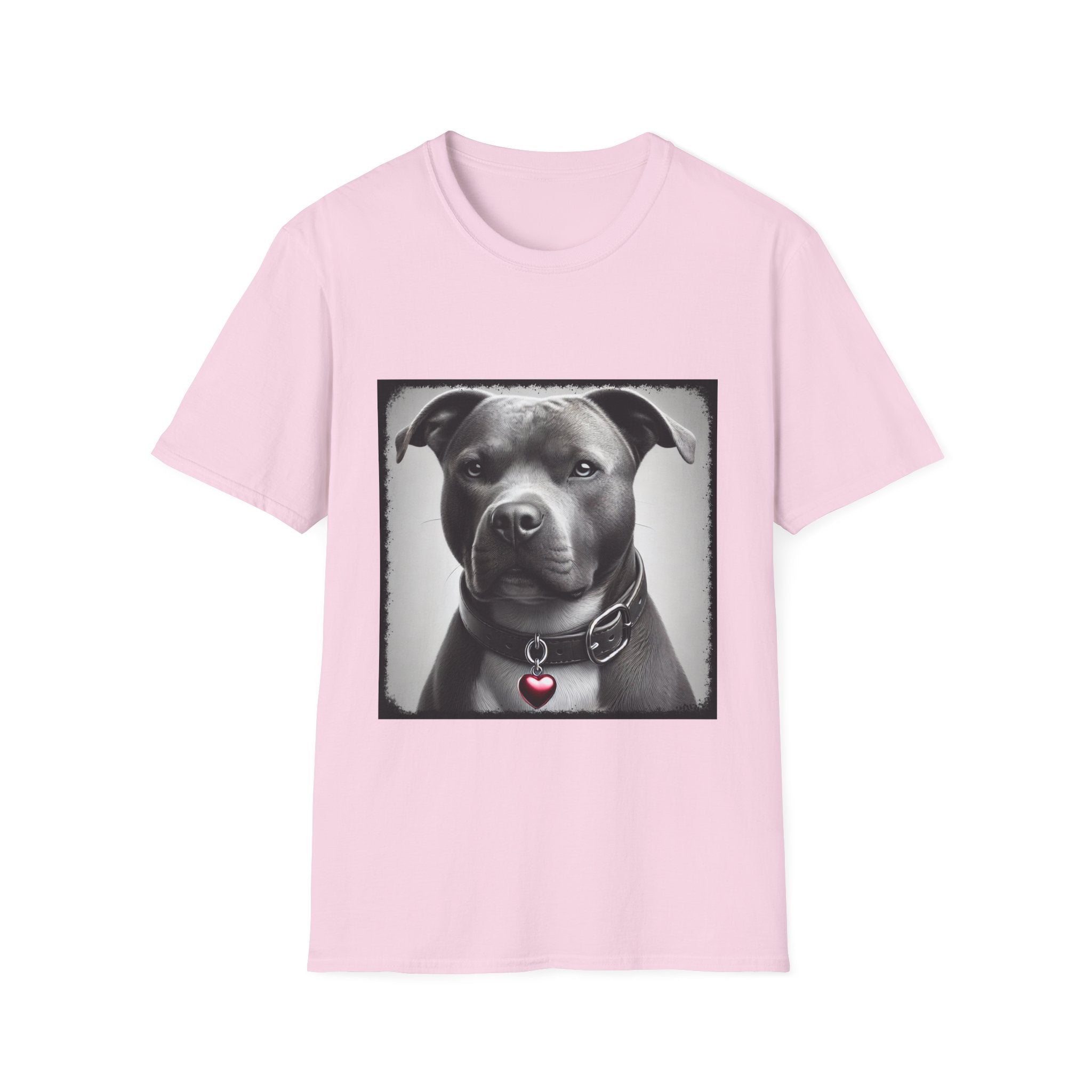 American Pit Bull Terrier Shirt | Heart Charm Dog Lover Tee