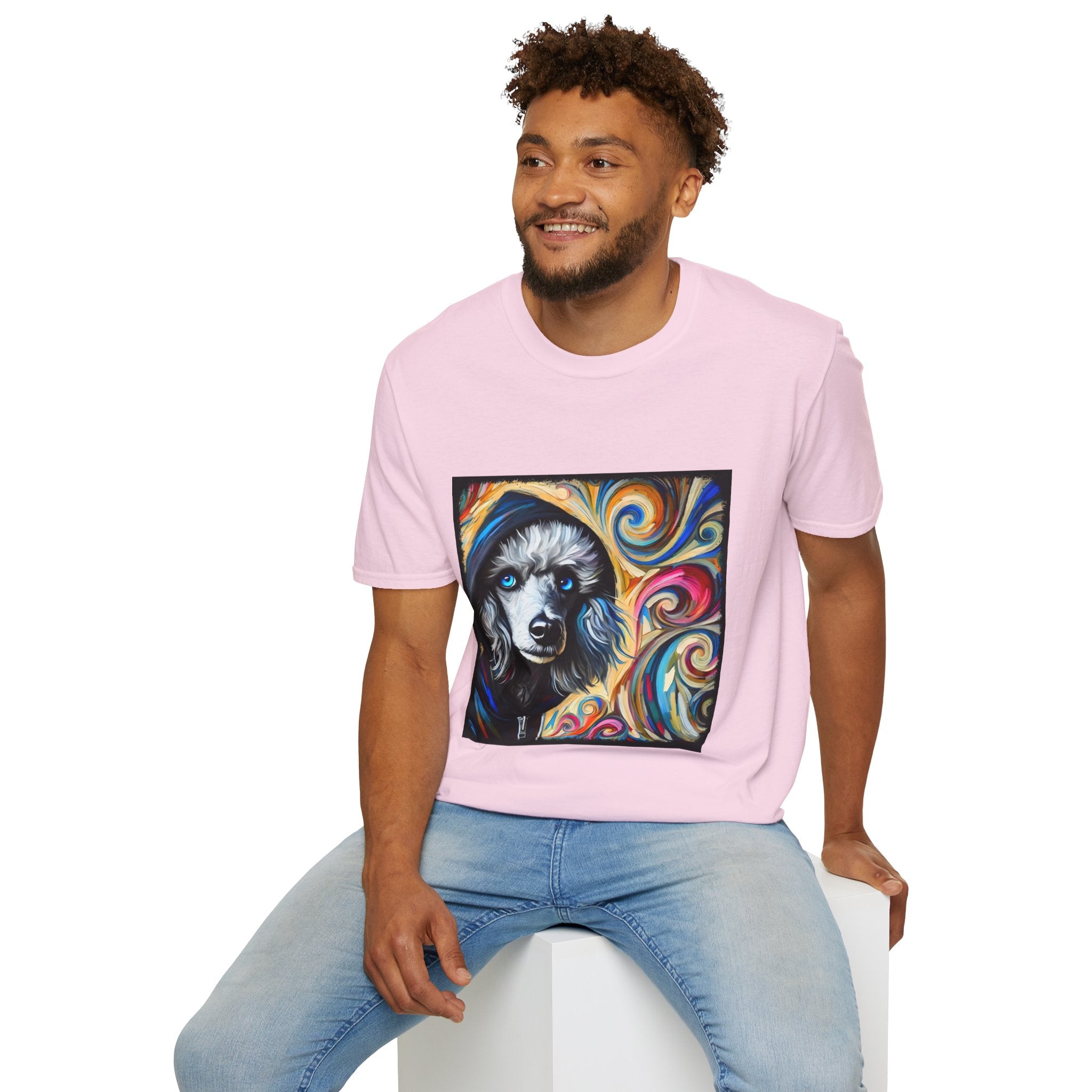 Poodle Relaxed Swirl | Unisex Dog T-Shirt