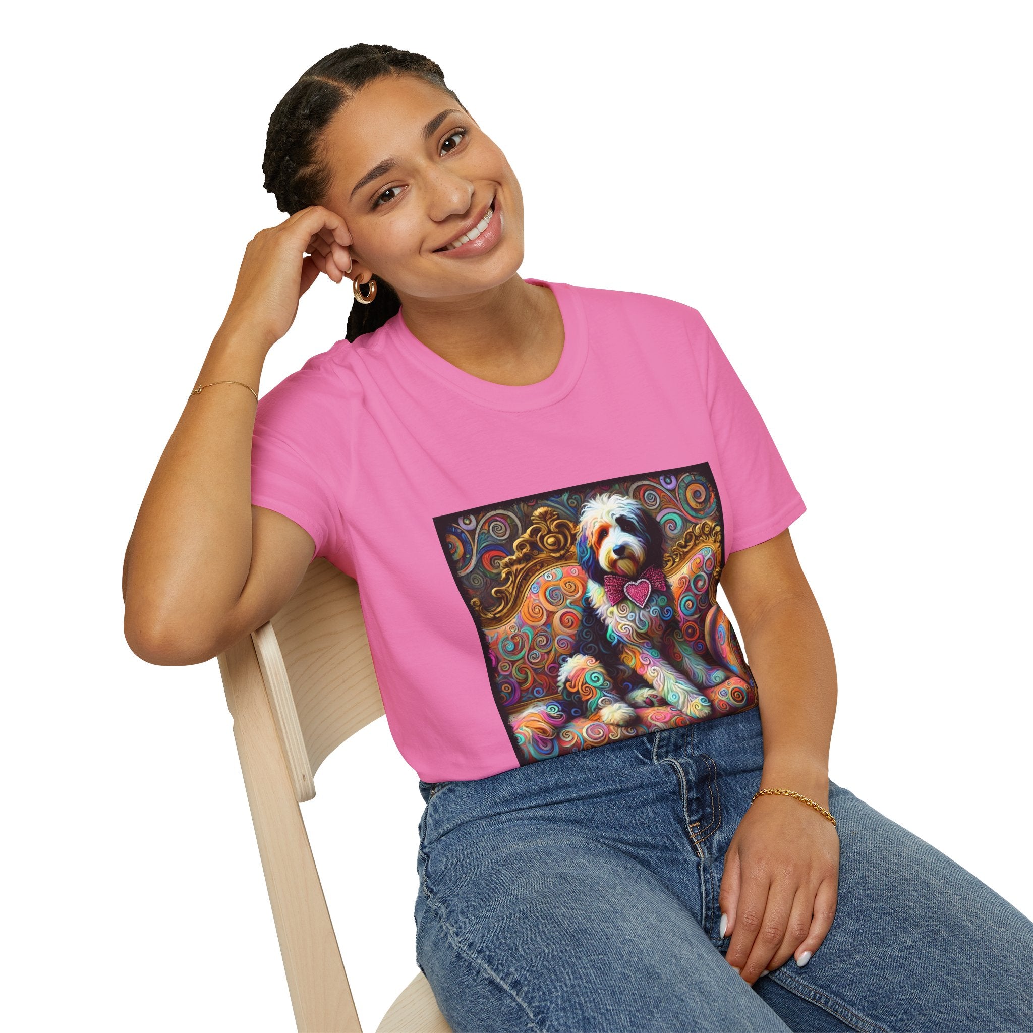 Bernedoodle Love Swirl | Unisex Dog T-Shirt