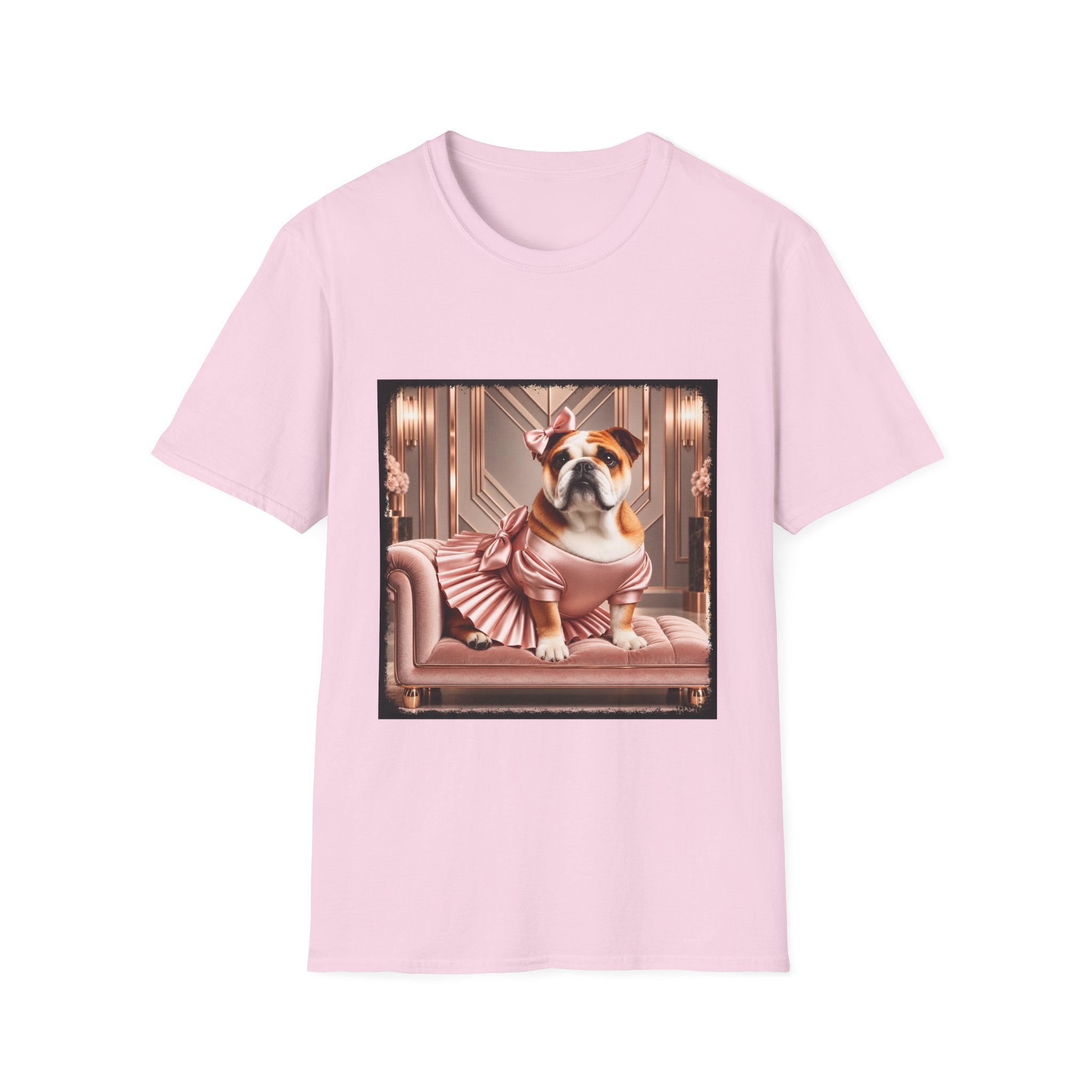 Bulldog Shirt | Iconic Peach Dog Lover Tee
